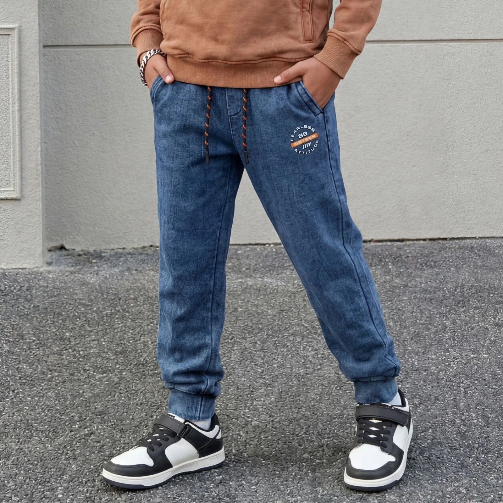 Kid's Blue Track Pant - Image 3
