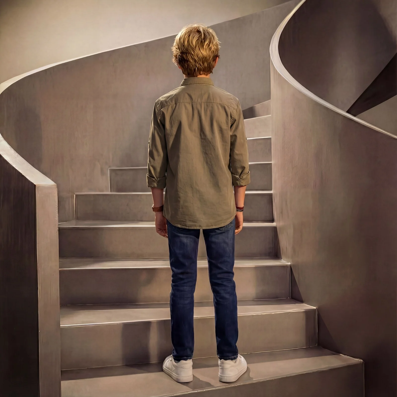 Kid's Fawn Regular Fit Shirts - Image 4