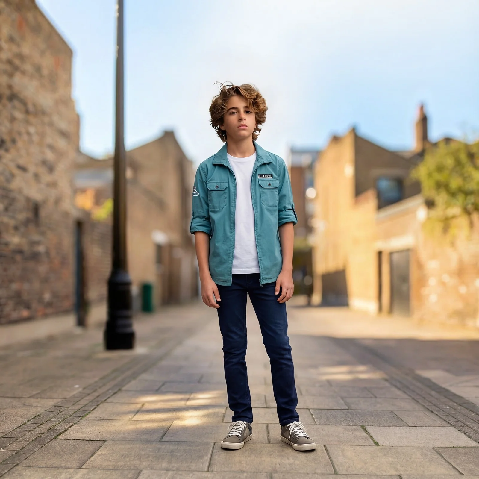 Kid's Green Regular Fit Shirts - Image 3