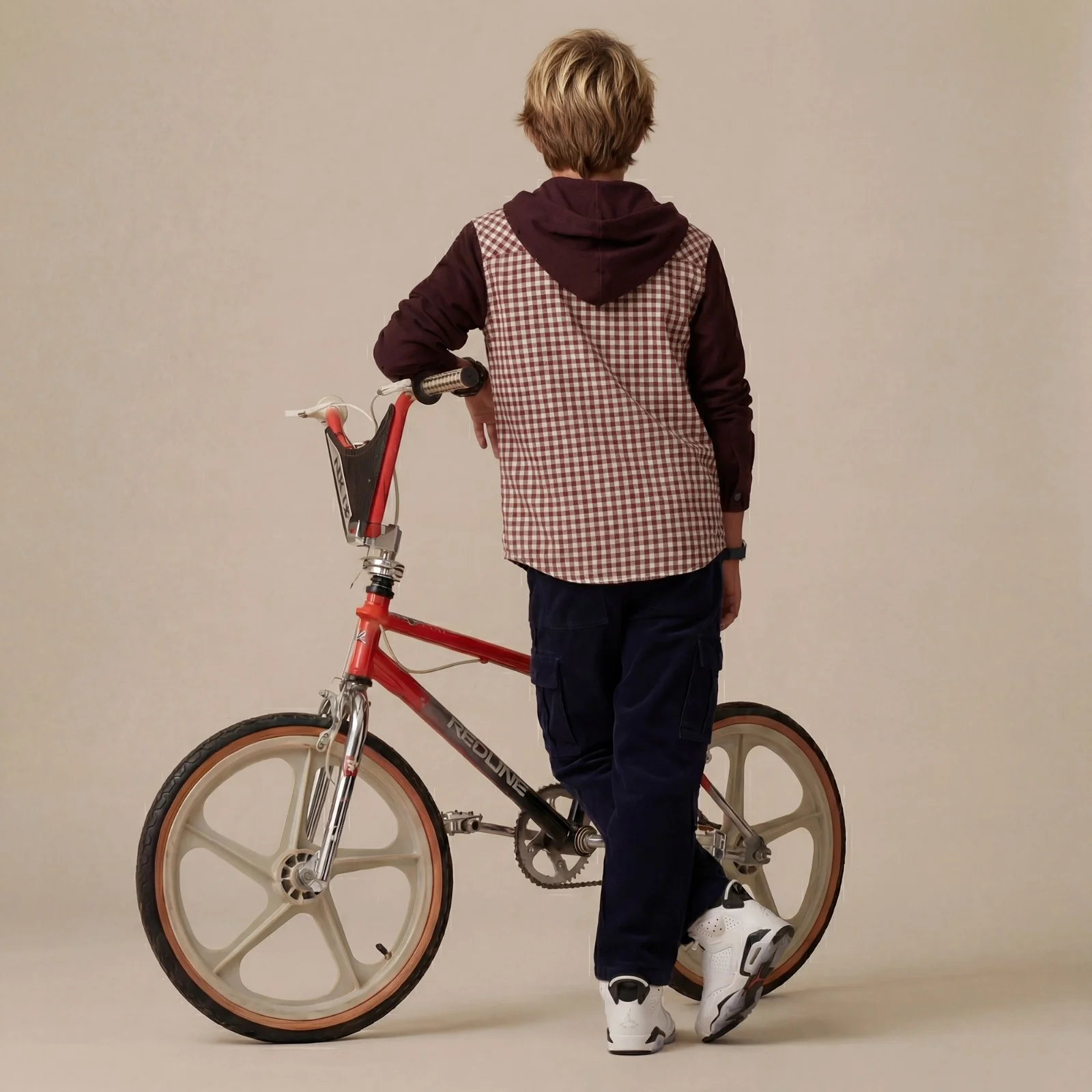Kid's Maroon Regular Fit Shirts - Image 4
