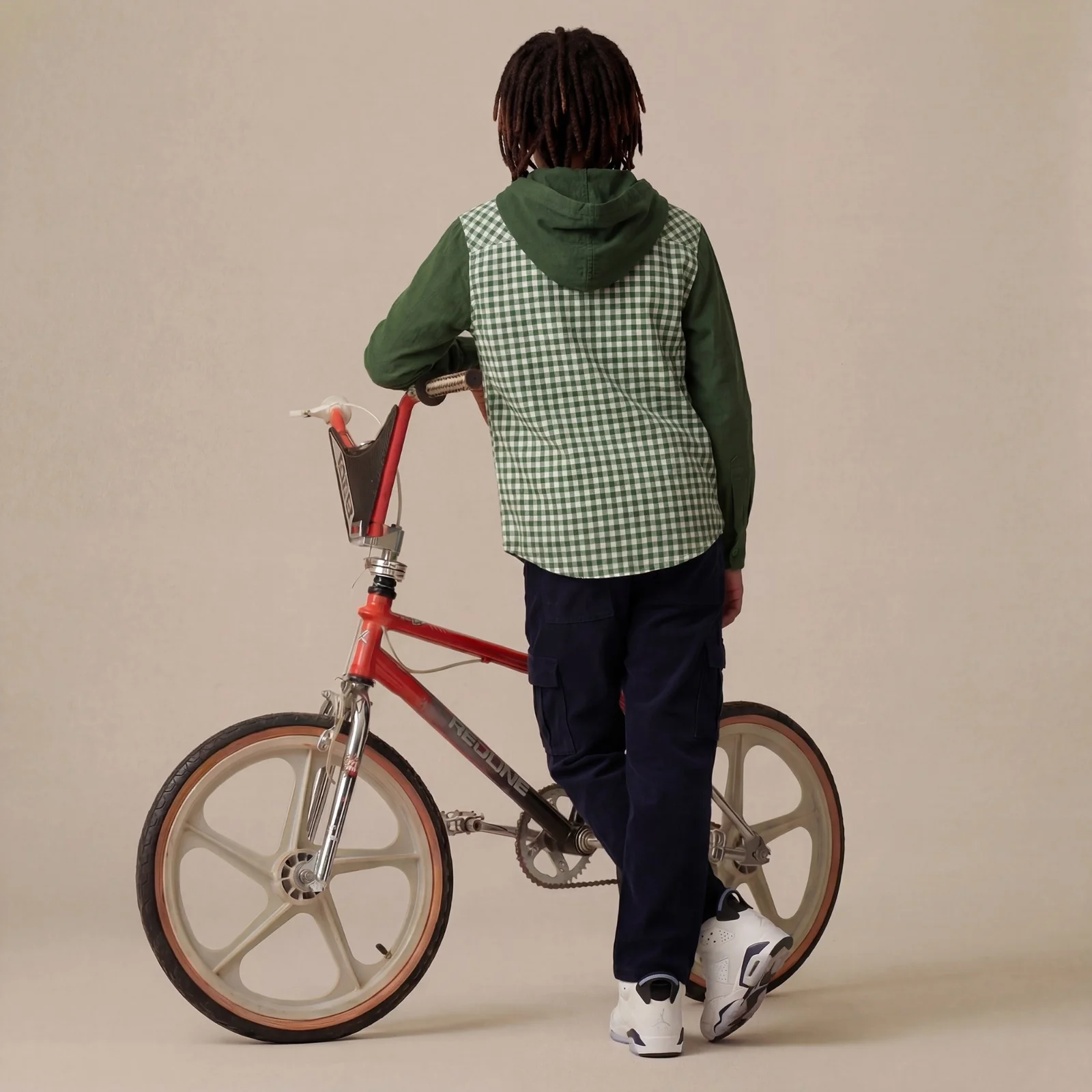 Kid's Olive Regular Fit Shirts - Image 4