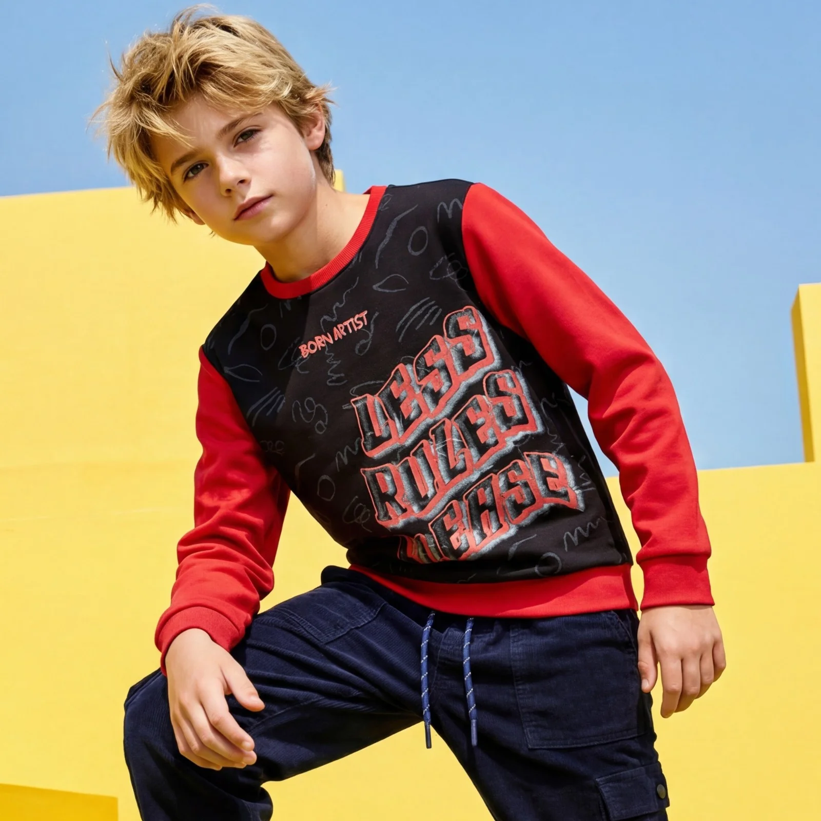 Kid's Red Sweat Shirts