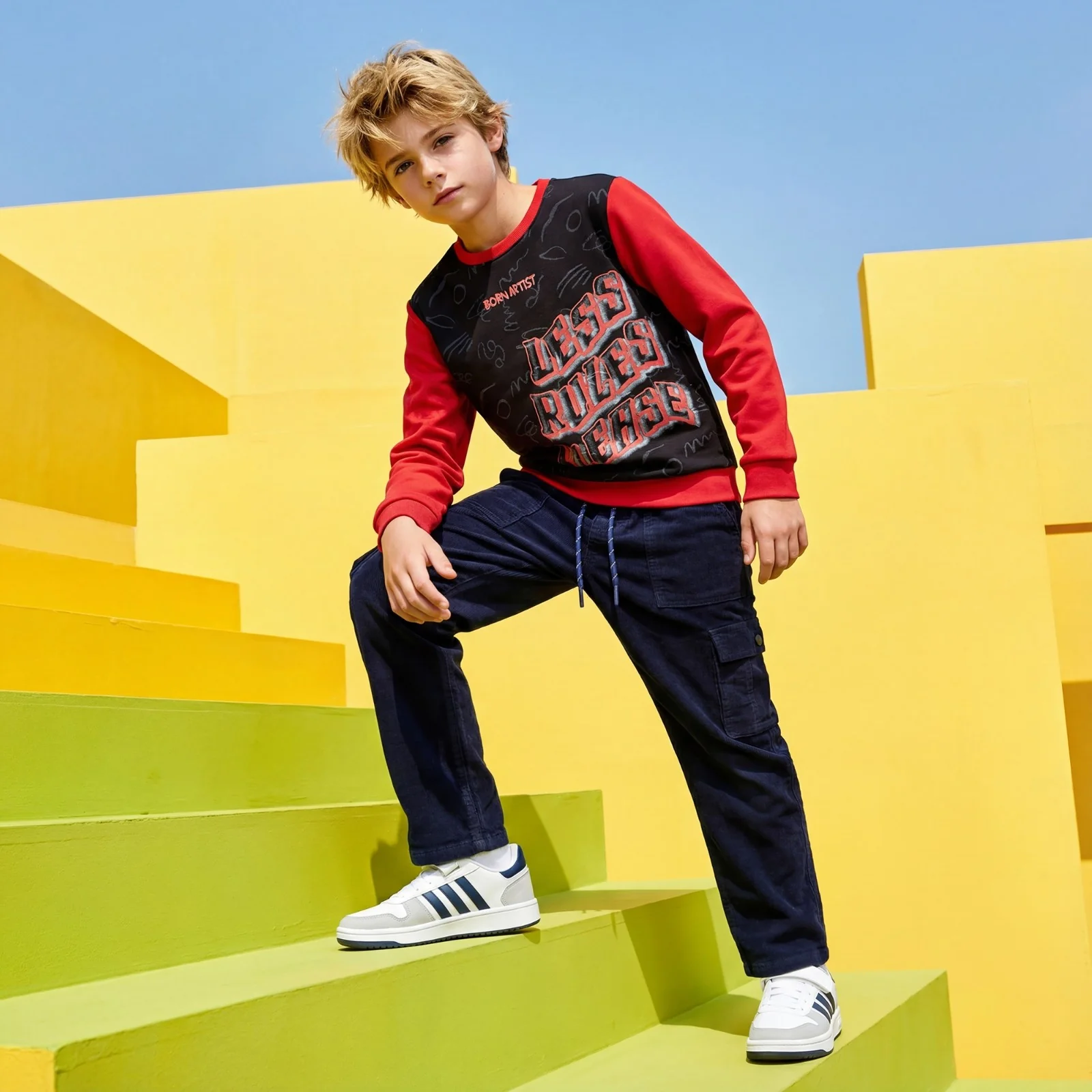 Kid's Red Sweat Shirts - Image 3