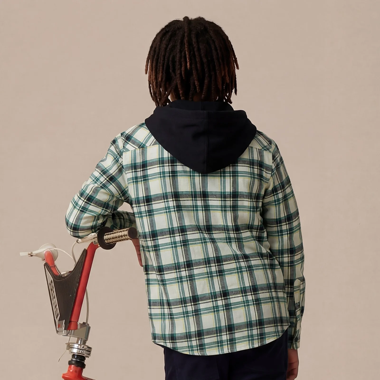 Kid's White Regular Fit Shirts - Image 2
