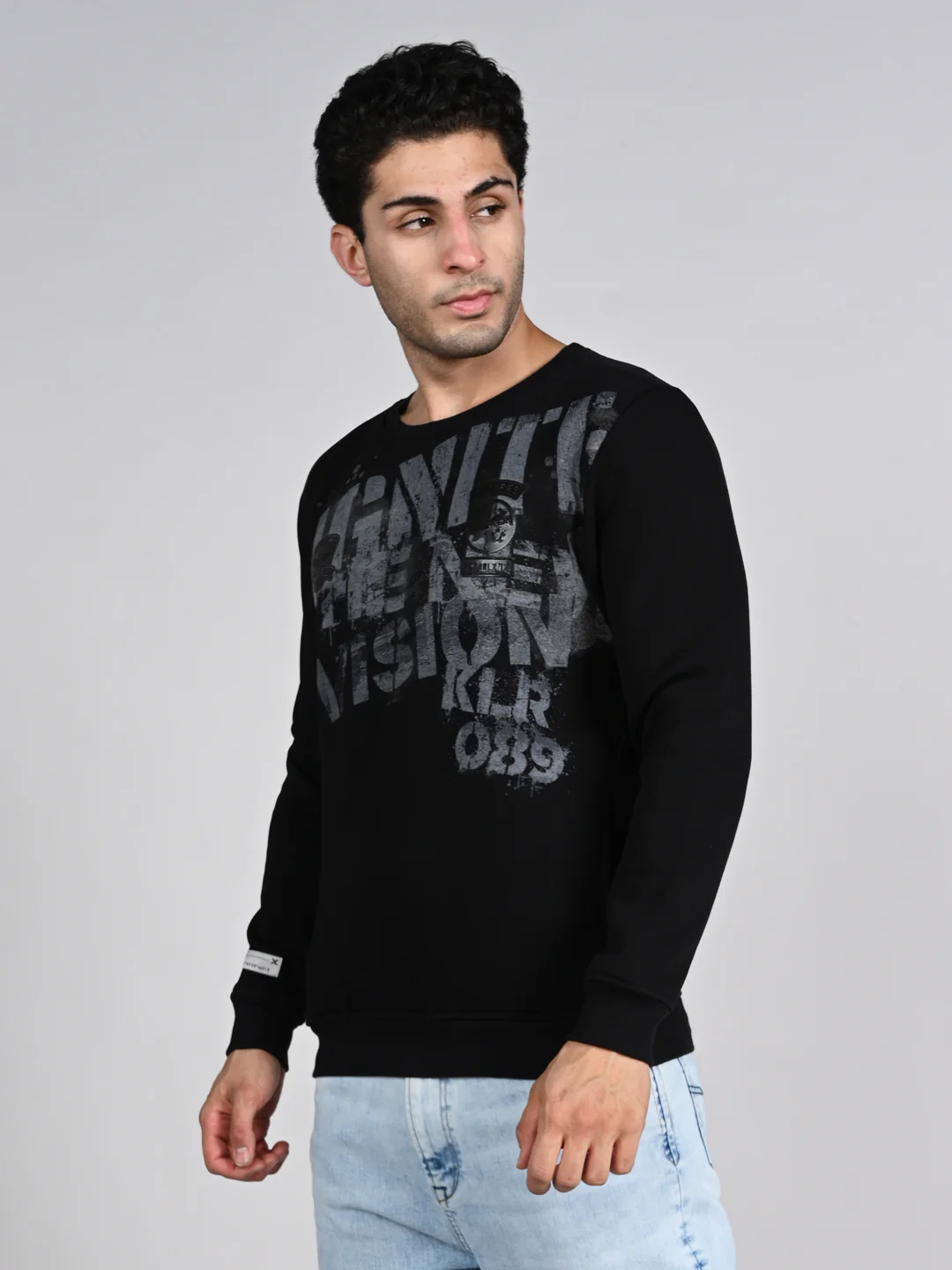 Killer Men Balck Printed Sweat Shirts - Image 6
