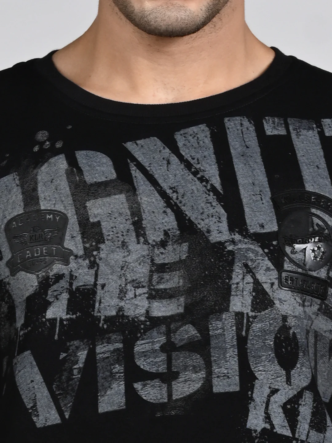 Killer Men Balck Printed Sweat Shirts - Image 8