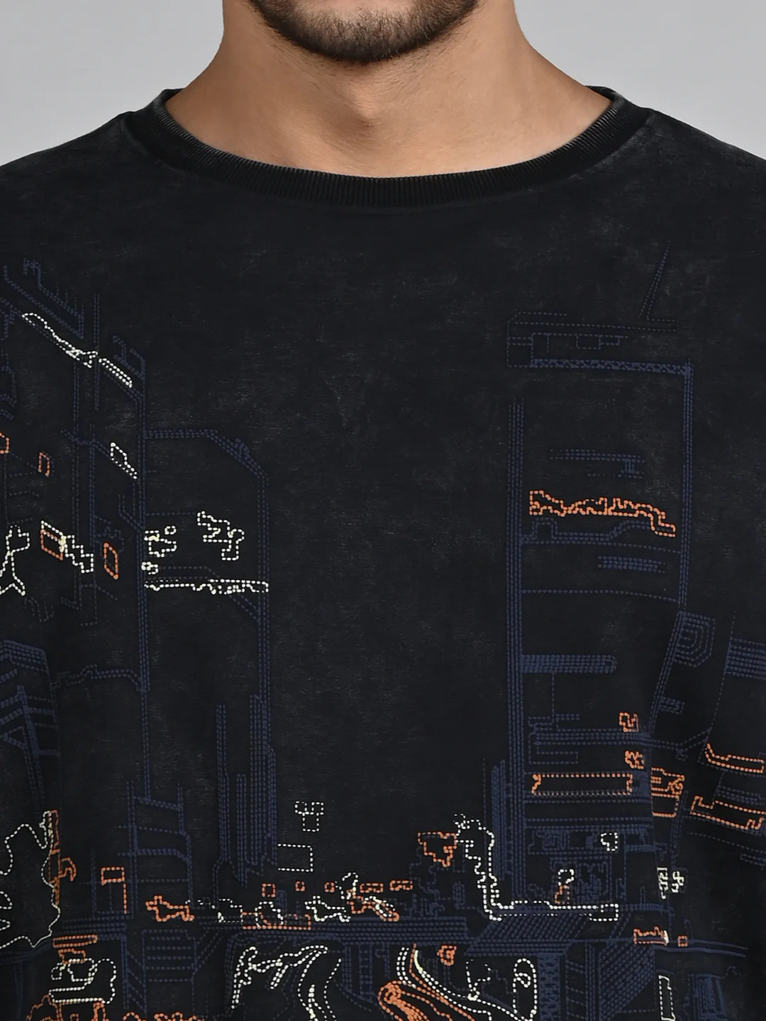 Killer Men Balck Printed Sweat Shirts - Image 8