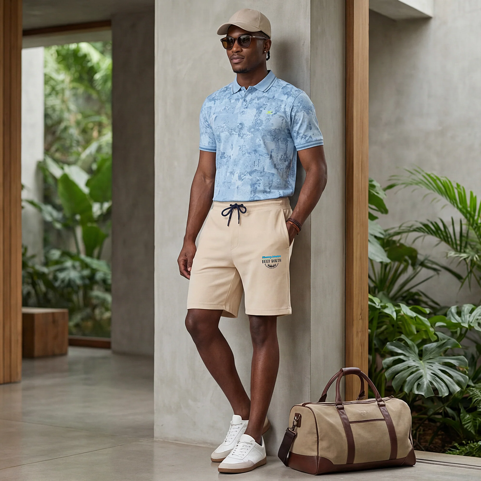 Killer Men Beige Solid Shorts
