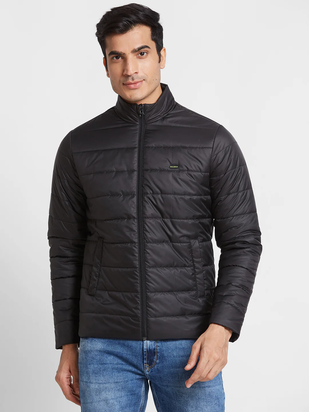 Killer Men Black High Neck Jackets - Image 3
