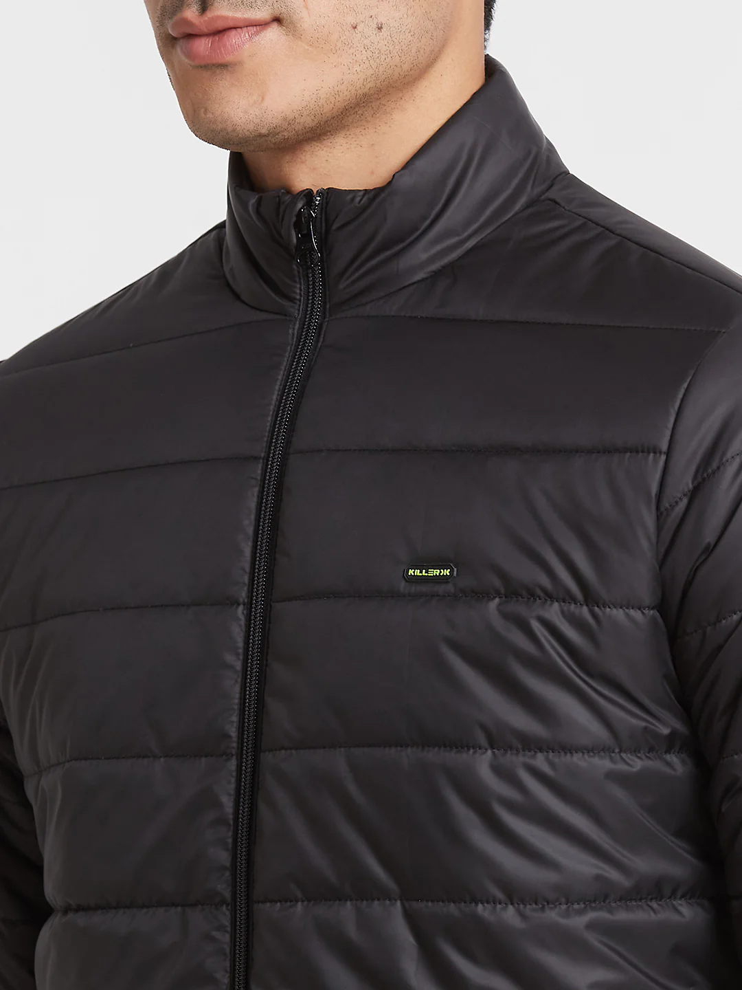 Killer Men Black High Neck Jackets - Image 7