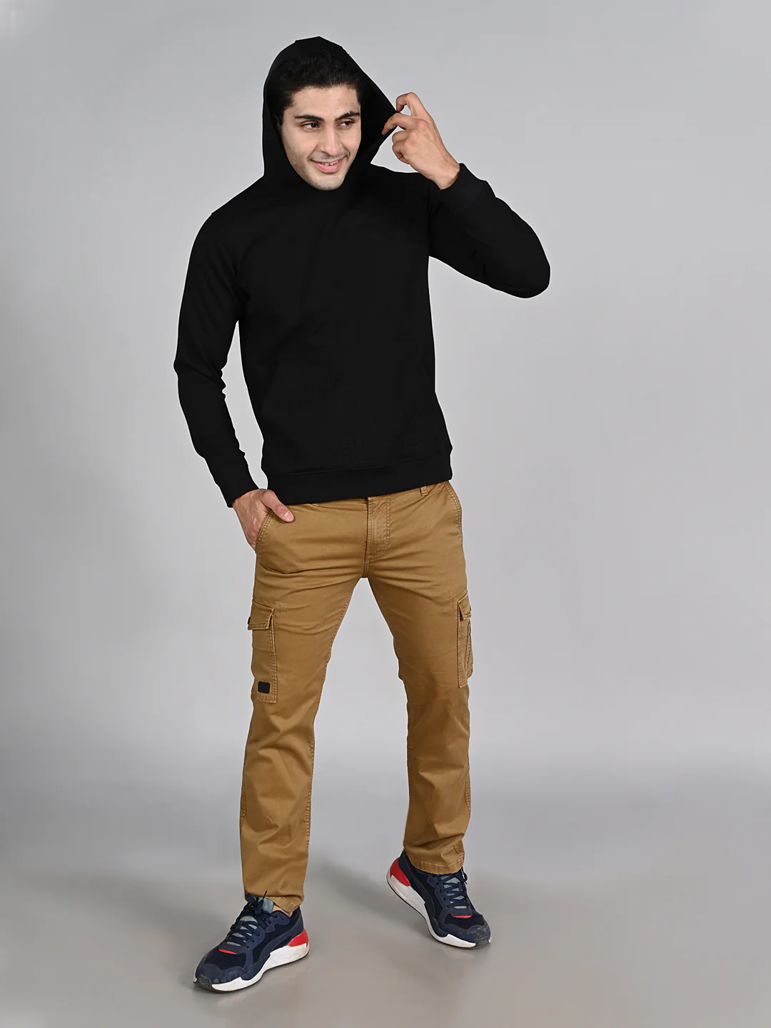 Killer Men Black Hooded Sweat Shirts - Image 3