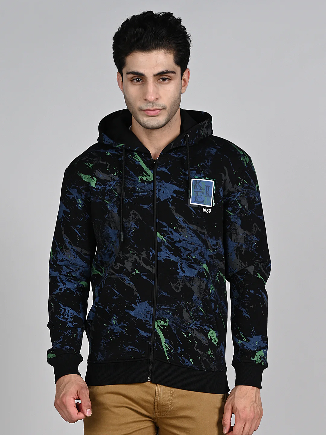 Killer Men Black Hooded Sweat Shirts - Image 4