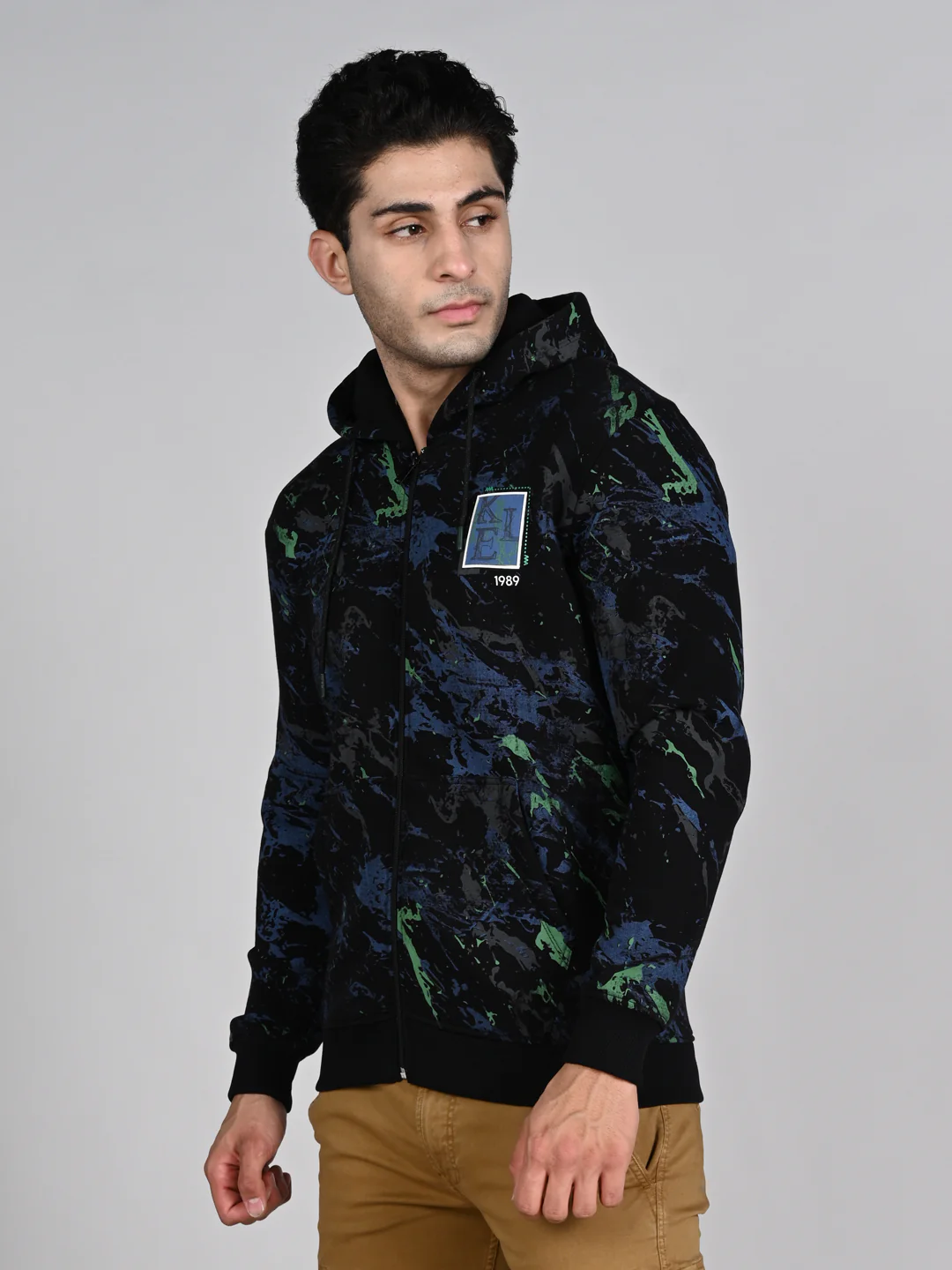 Killer Men Black Hooded Sweat Shirts - Image 5