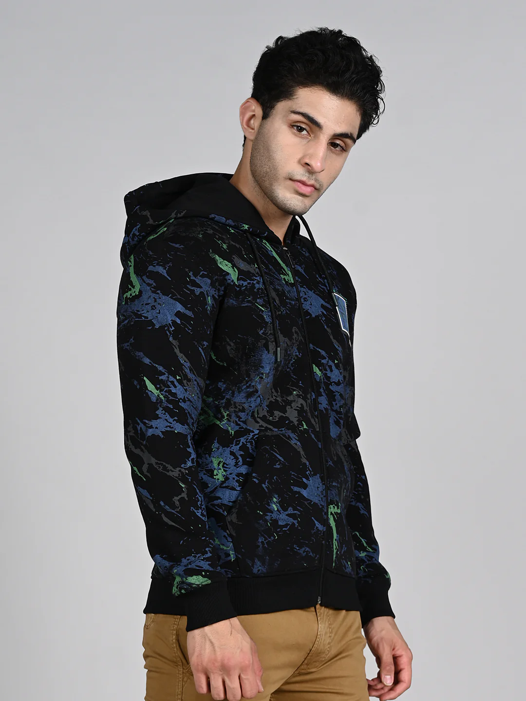 Killer Men Black Hooded Sweat Shirts - Image 6