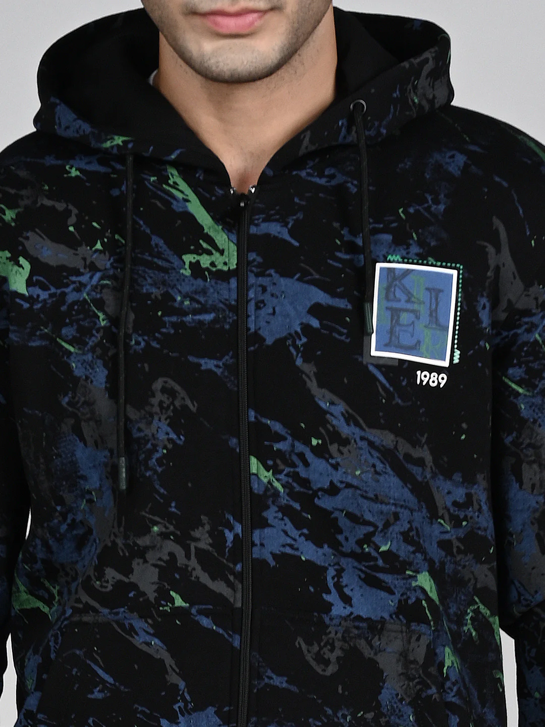 Killer Men Black Hooded Sweat Shirts - Image 8