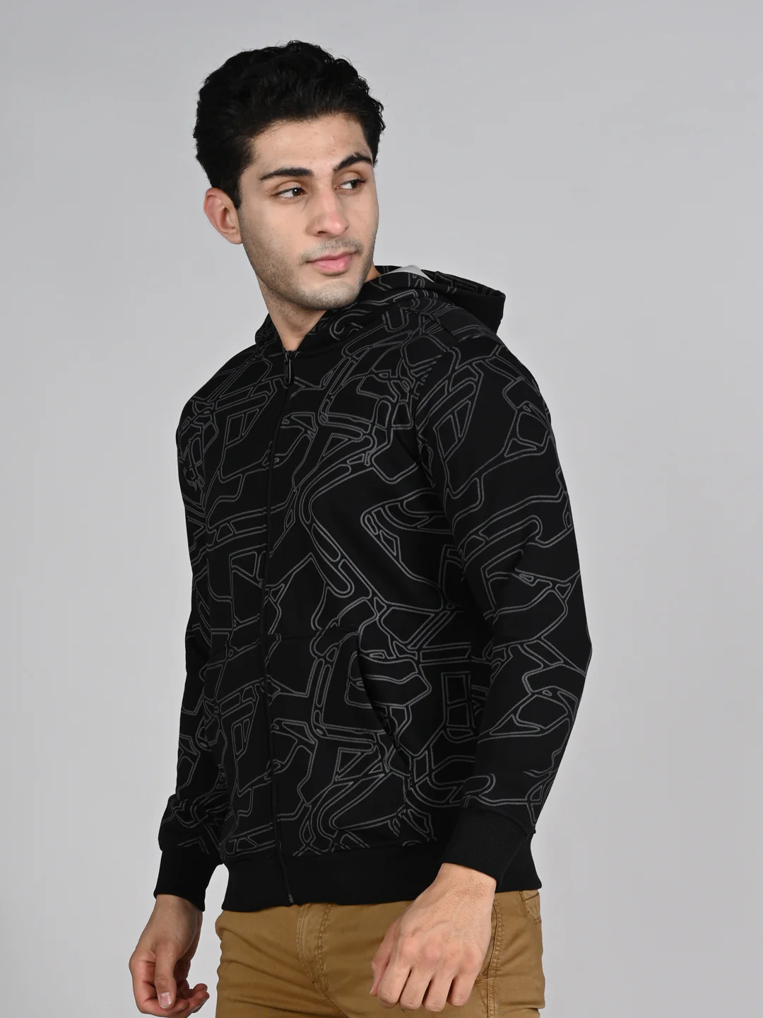 Killer Men Black Hooded Sweat Shirts - Image 5