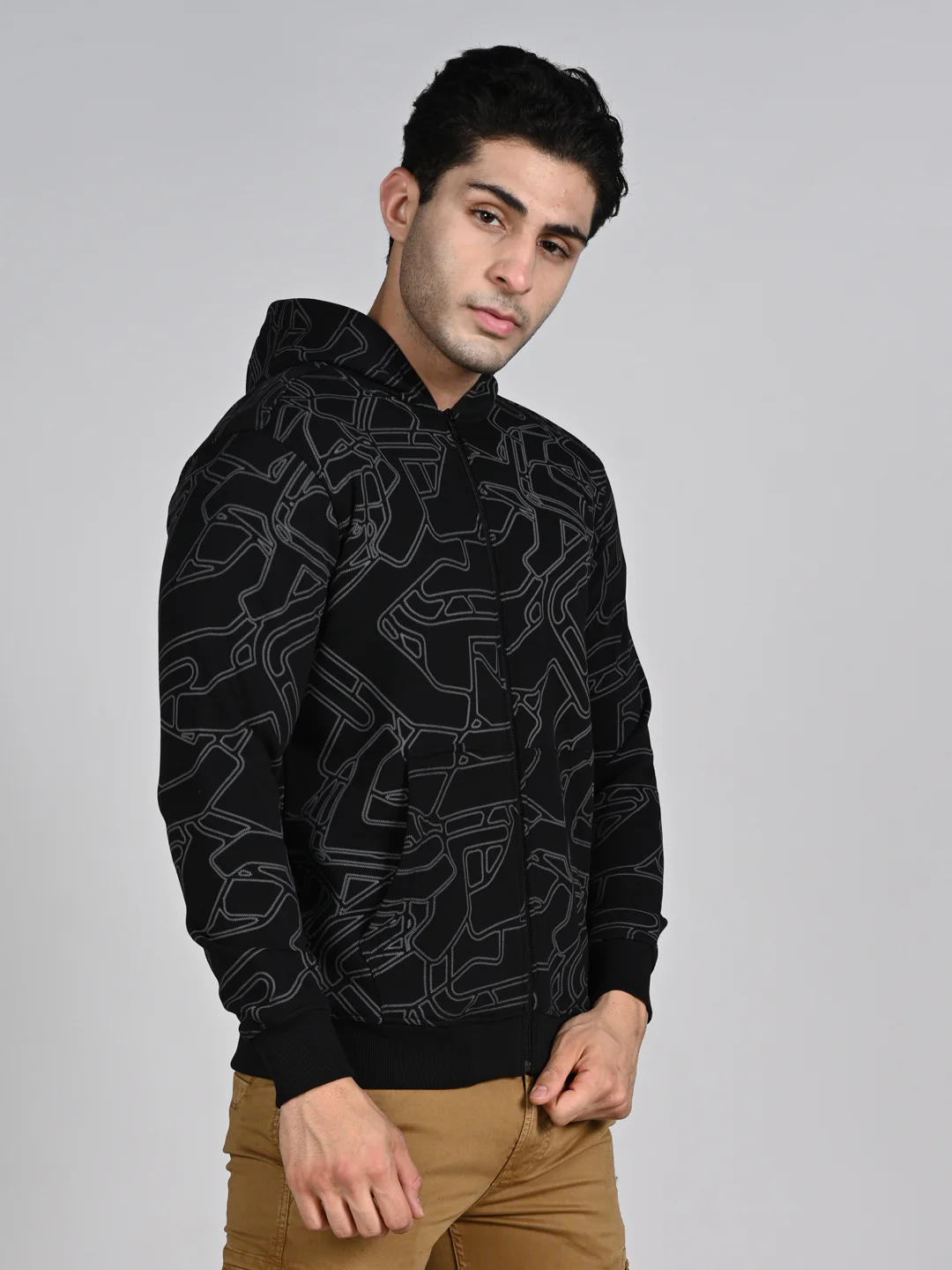 Killer Men Black Hooded Sweat Shirts - Image 6