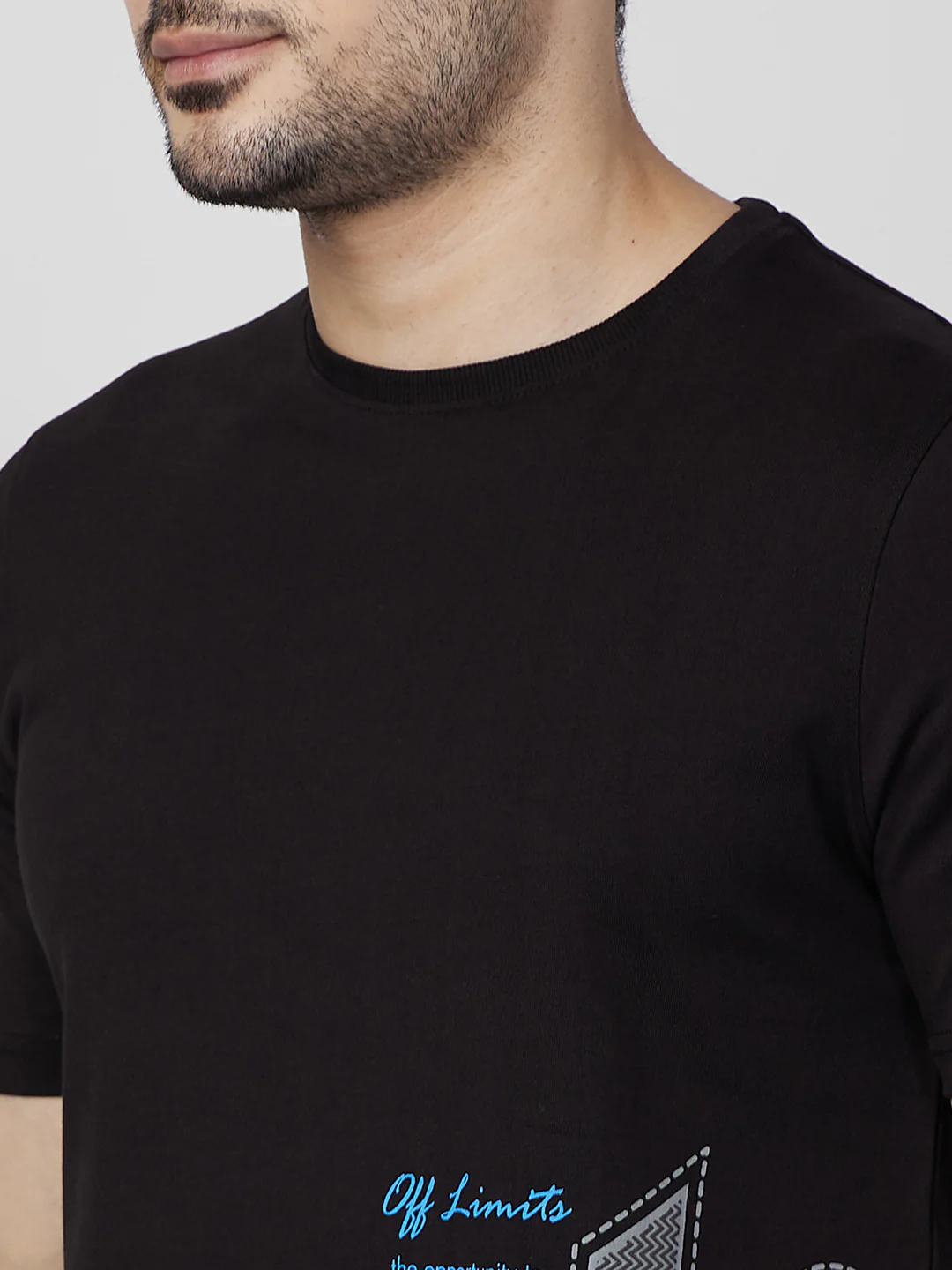 Killer Men Black Printed Round Neck T-Shirts - Image 7