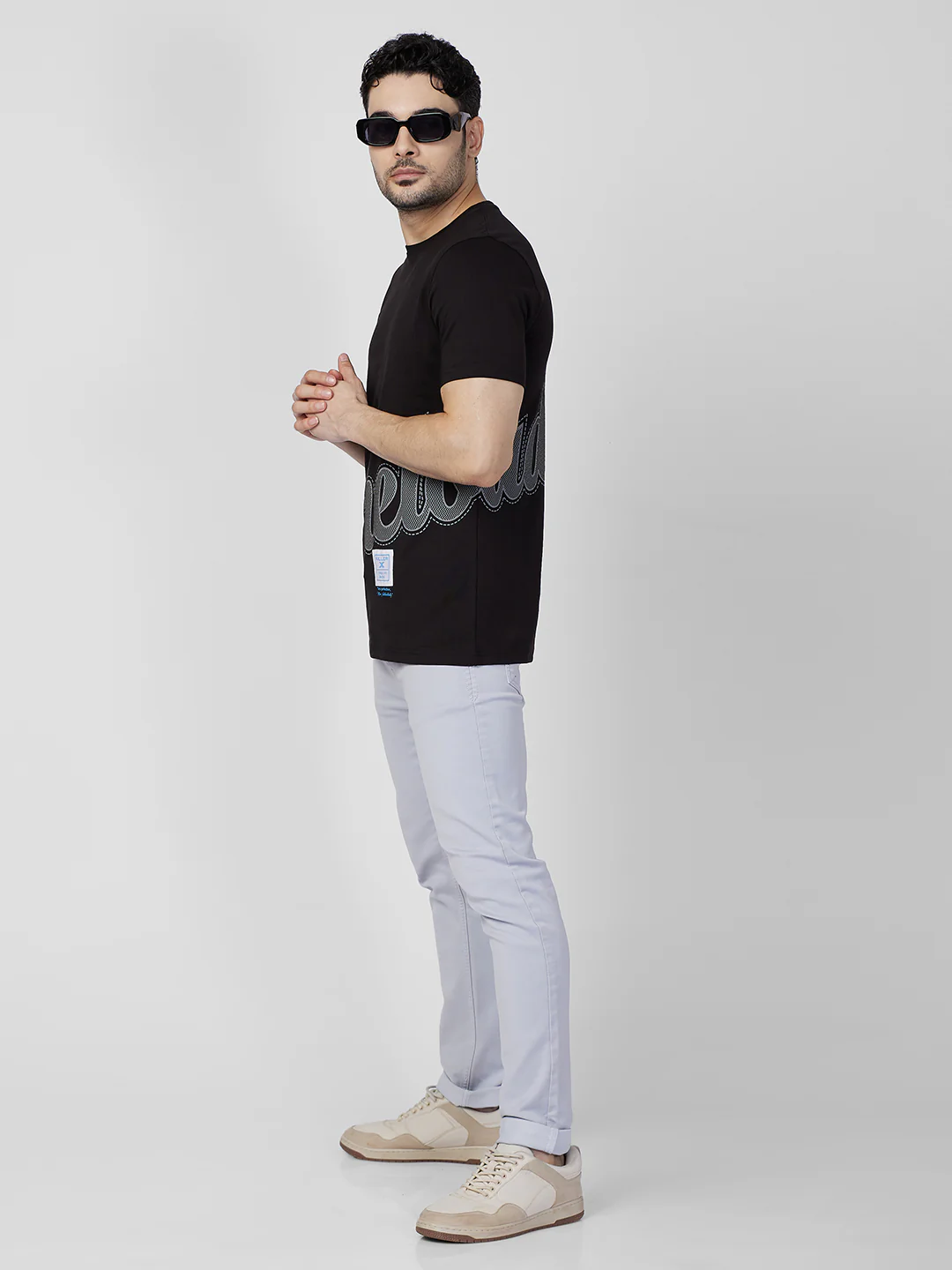 Killer Men Black Printed Round Neck T-Shirts - Image 8