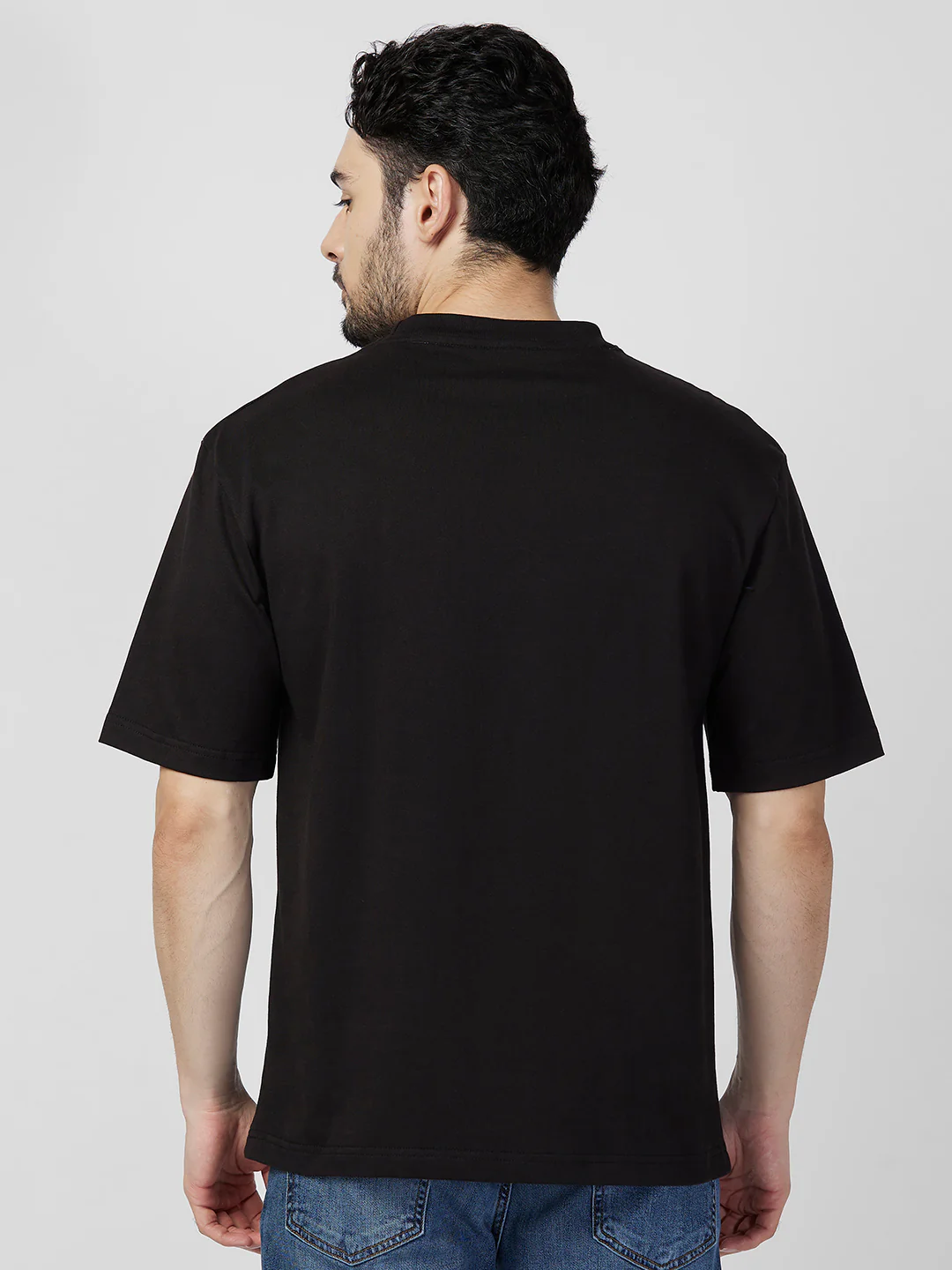 Killer Men Black Printed Round Neck T-Shirts - Image 5