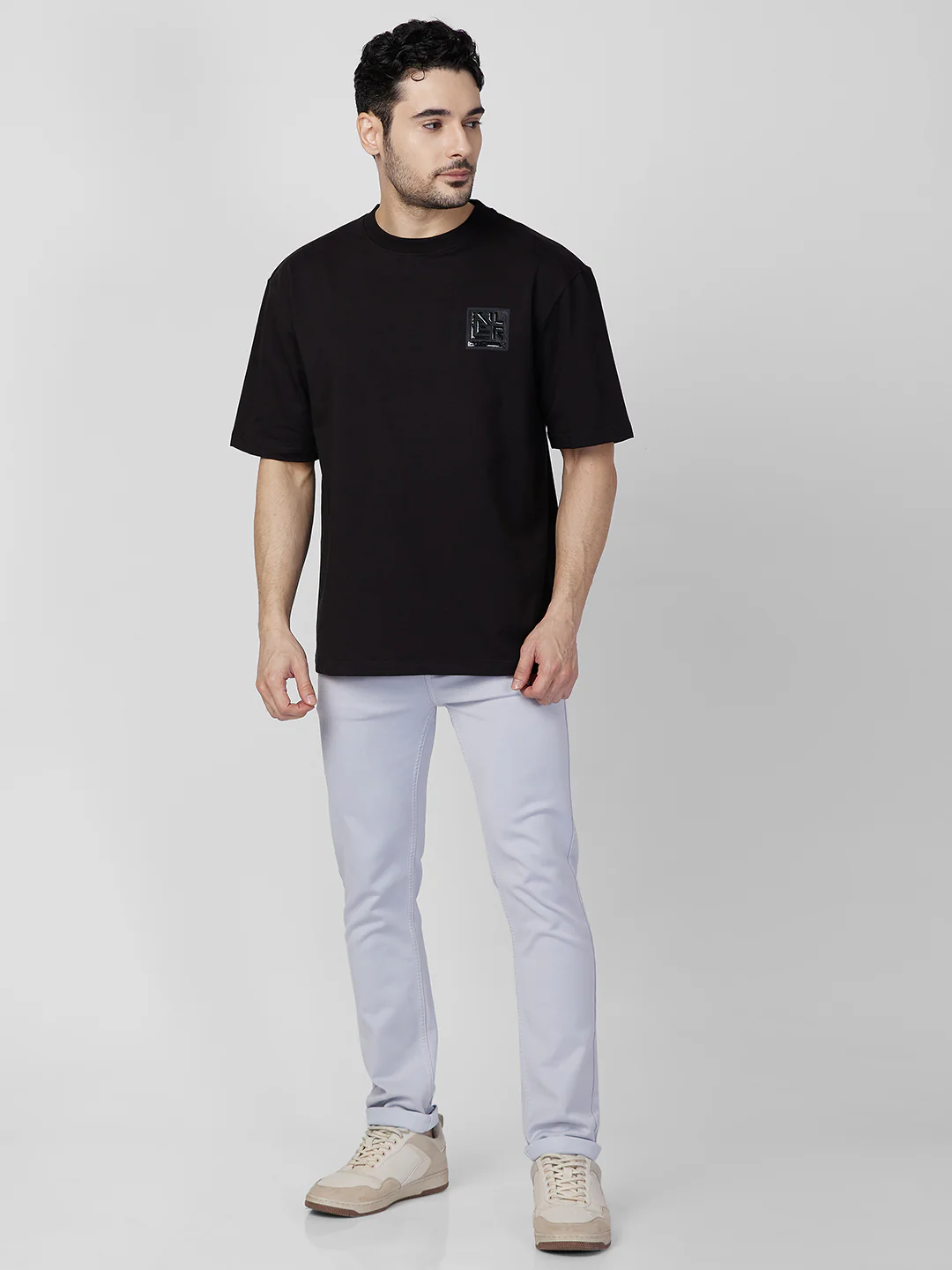 Killer Men Black Printed Slim Fit T-Shirt - Image 3