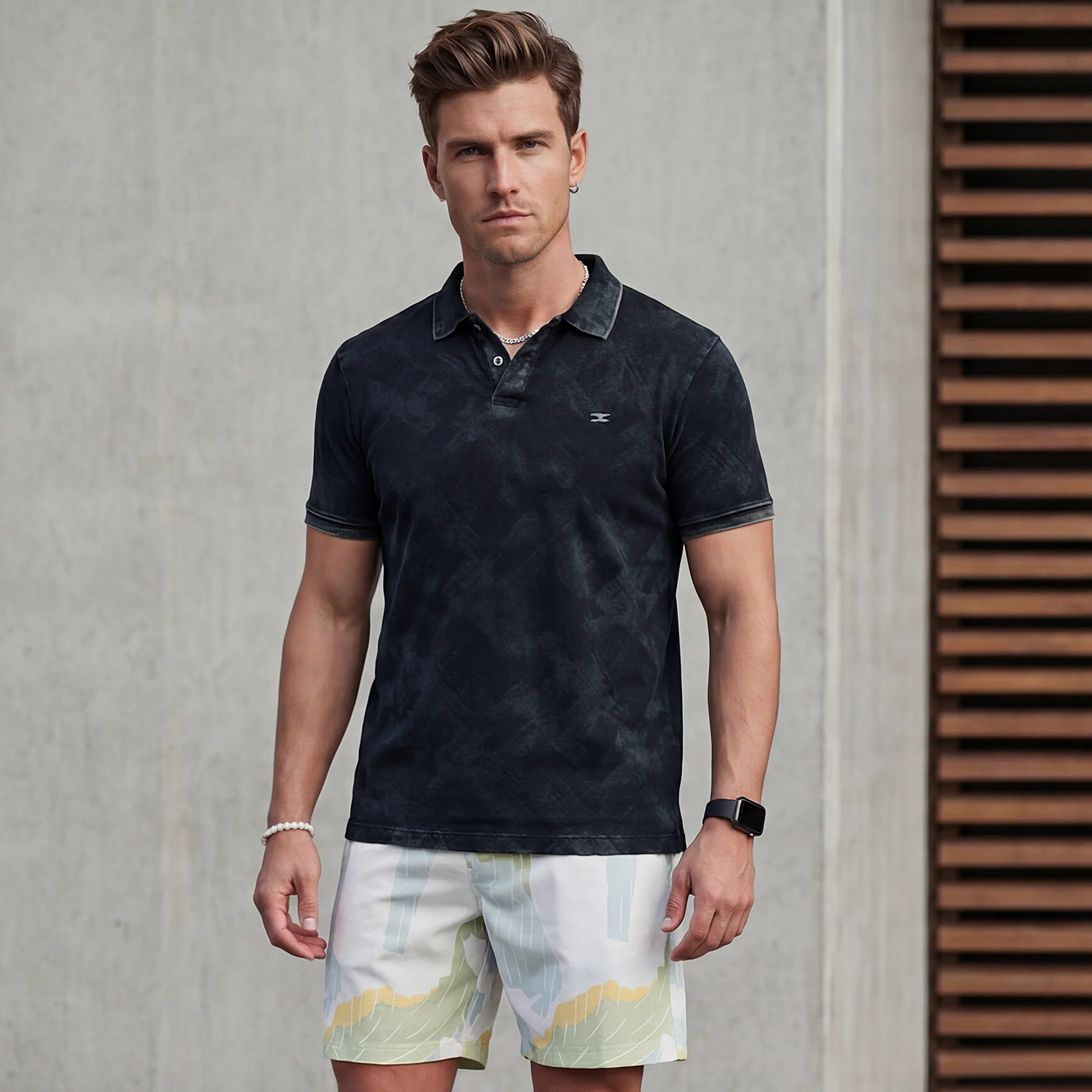 Killer Men Black Printed Slim Fit T-Shirt - Image 2