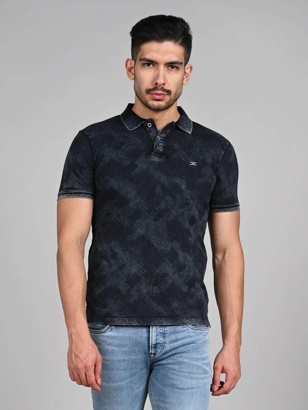 Killer Men Black Printed Slim Fit T-Shirt - Image 4