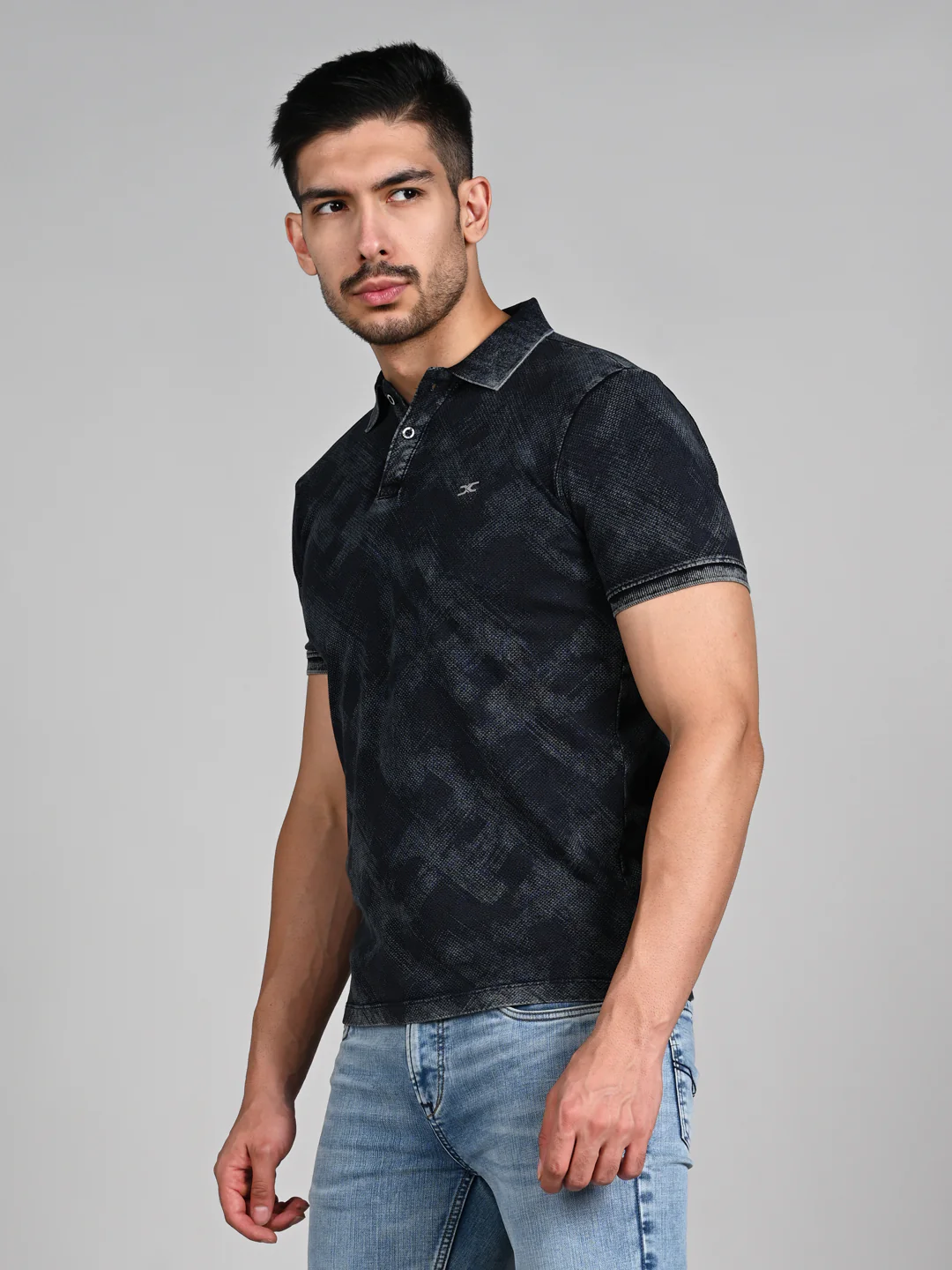 Killer Men Black Printed Slim Fit T-Shirt - Image 5