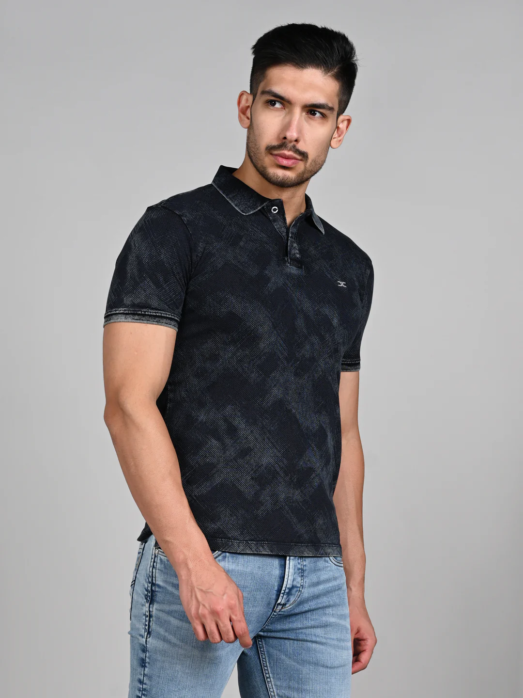 Killer Men Black Printed Slim Fit T-Shirt - Image 6