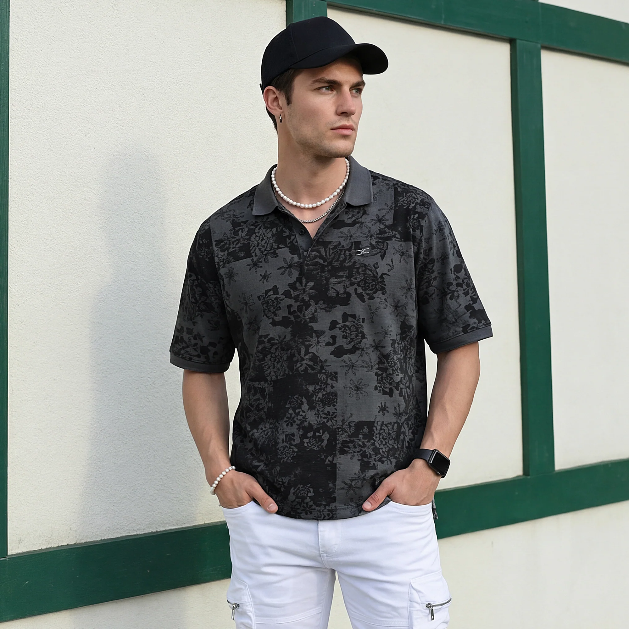 Killer Men Black Printed Slim Fit T-Shirt - Image 2