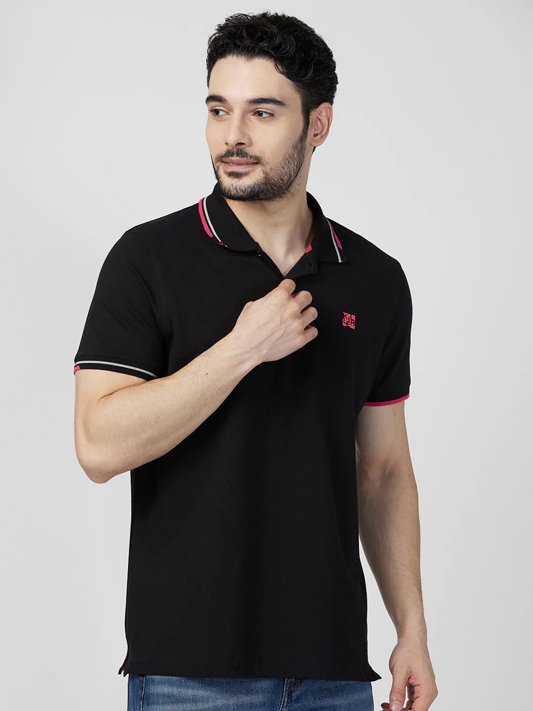 Killer Men Black Printed Slim Fit T-Shirts - Image 3