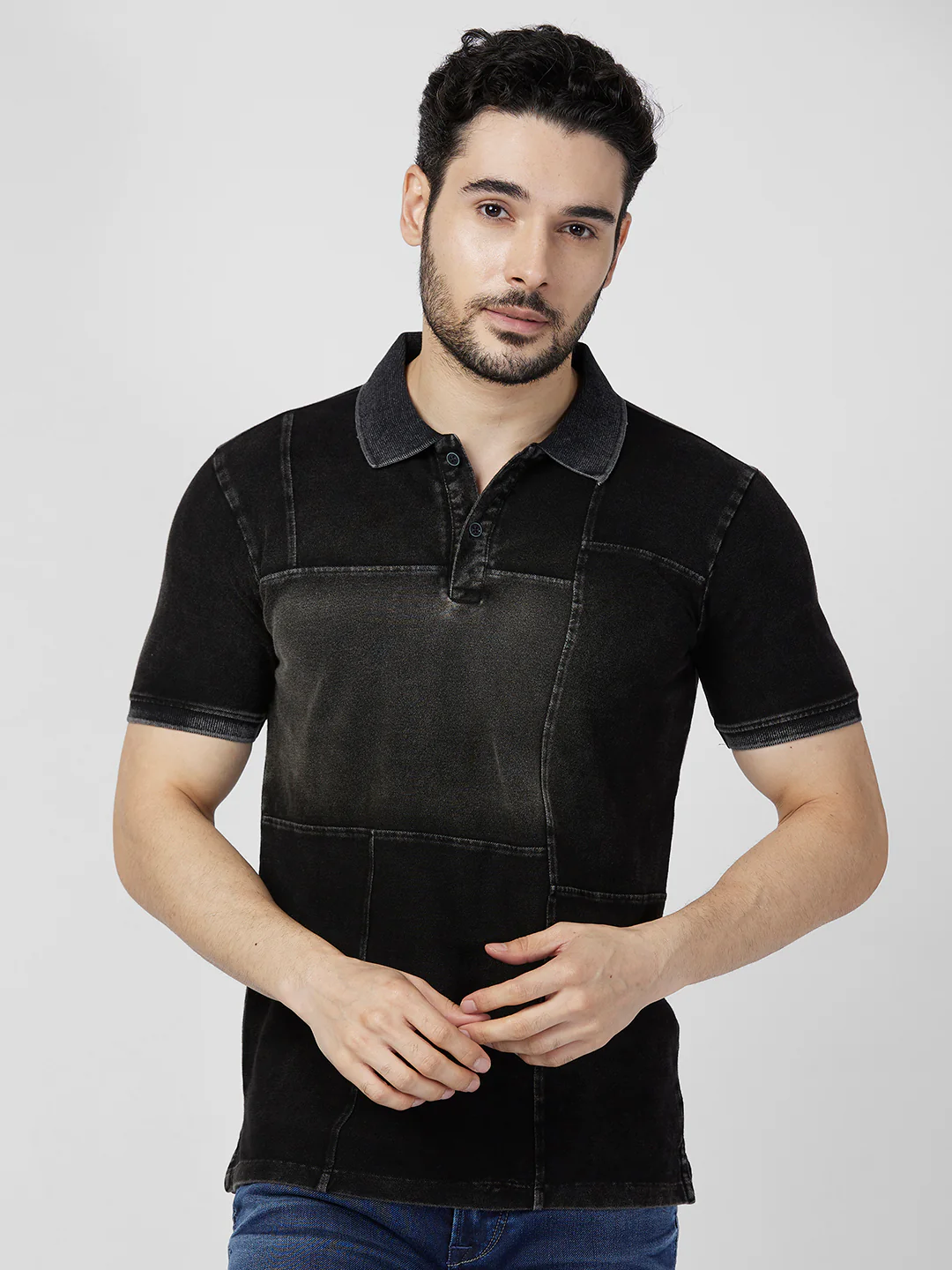 Killer Men Black Printed Slim Fit T-Shirts - Image 3