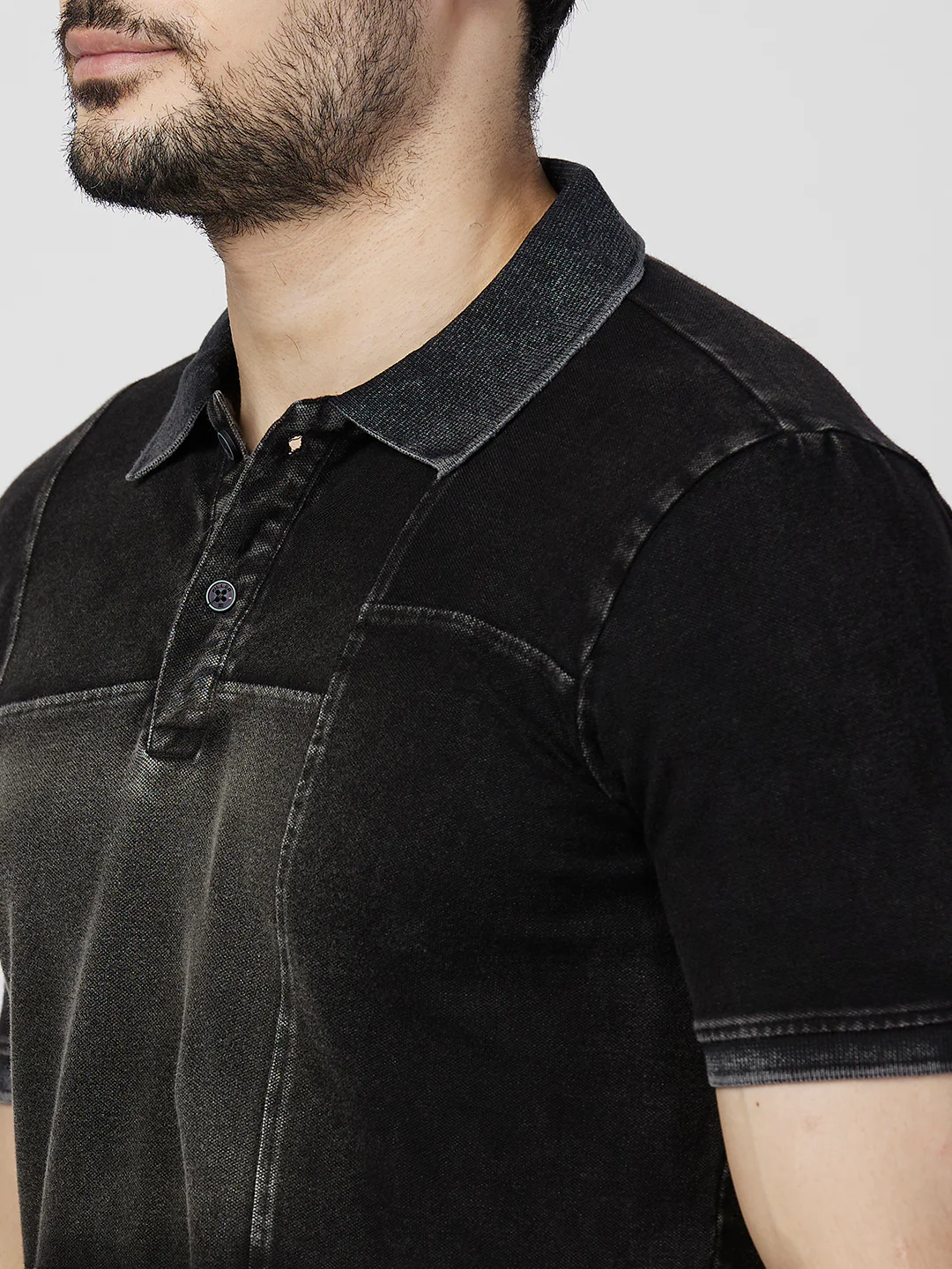 Killer Men Black Printed Slim Fit T-Shirts - Image 6