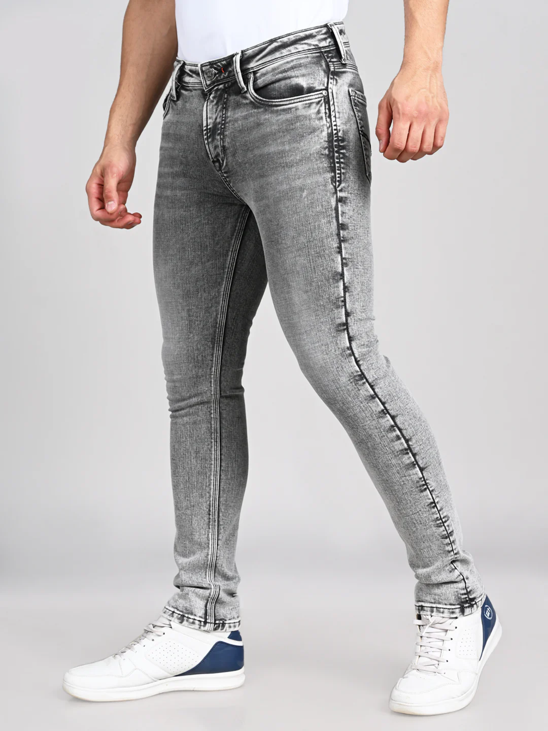 Killer Men Black Skinny Fit Jeans - Image 6