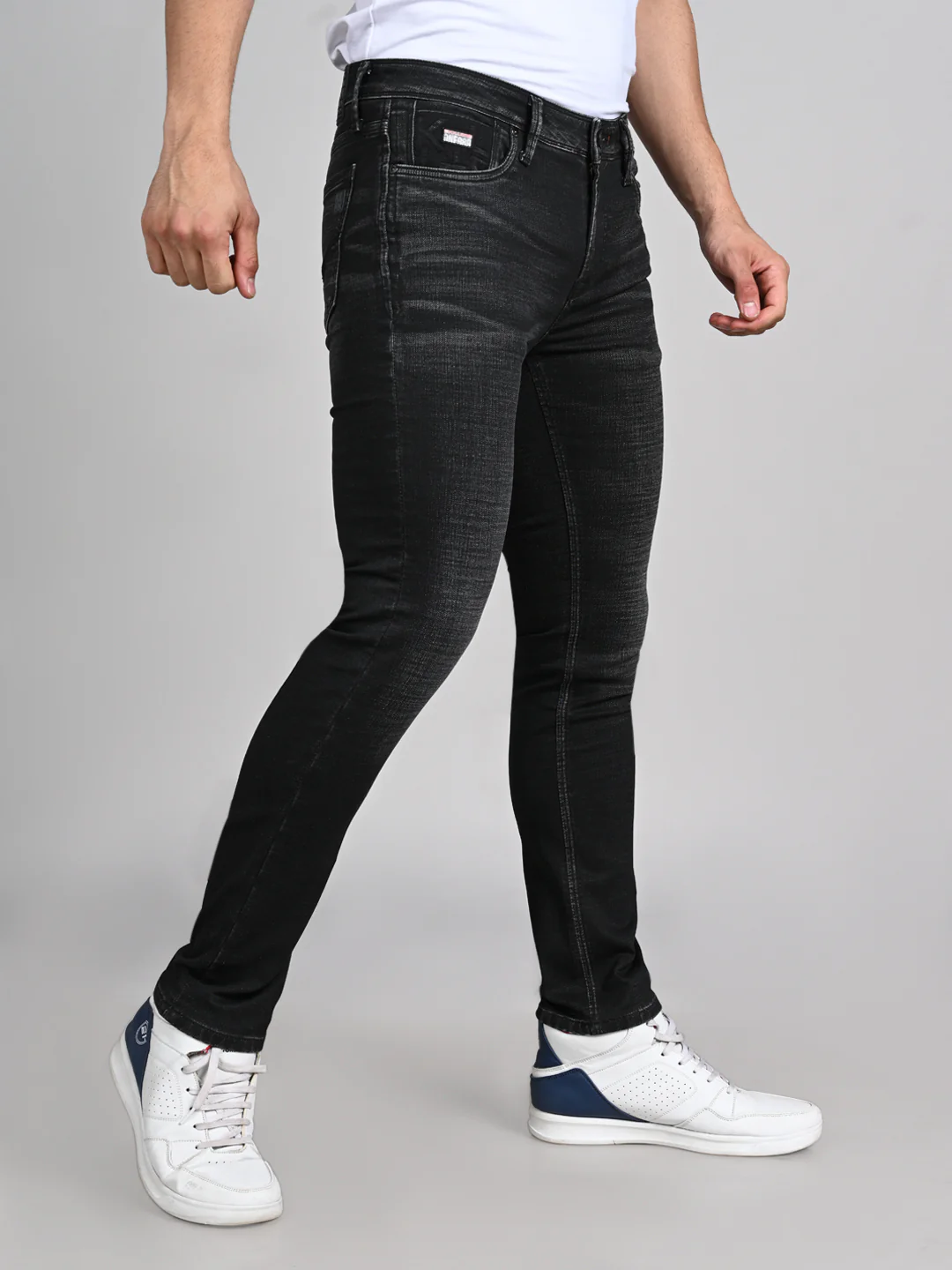 Killer Men Black Skinny Fit Jeans - Image 5
