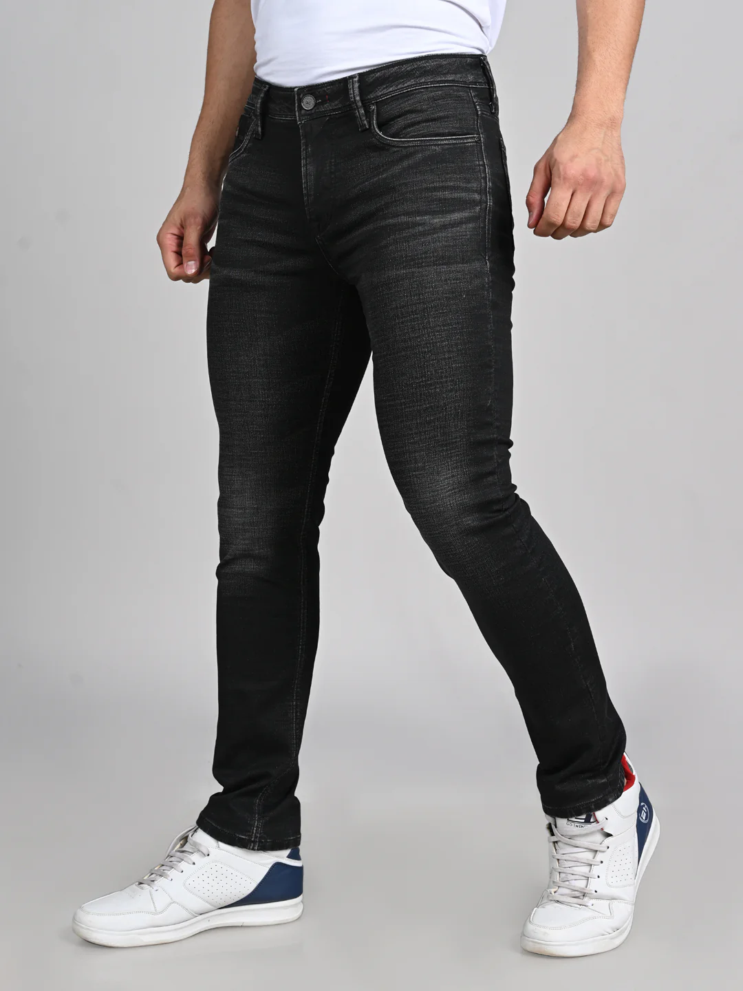 Killer Men Black Skinny Fit Jeans - Image 6