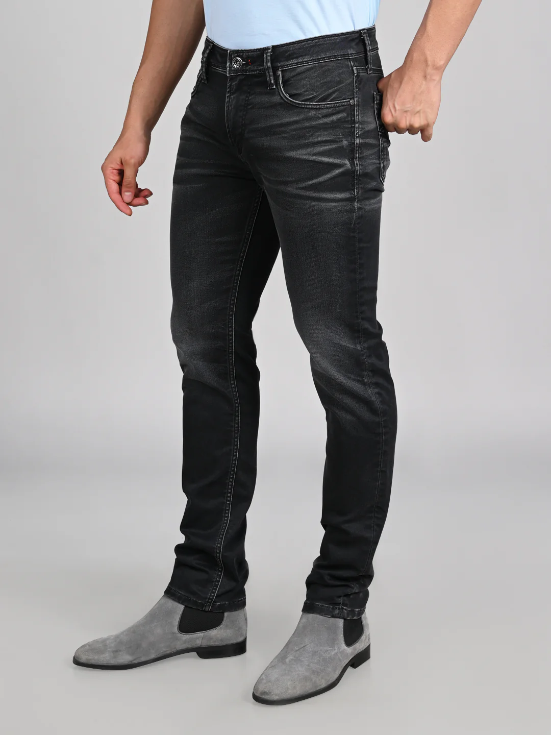 Killer Men Black Slim Fit Jeans - Image 6