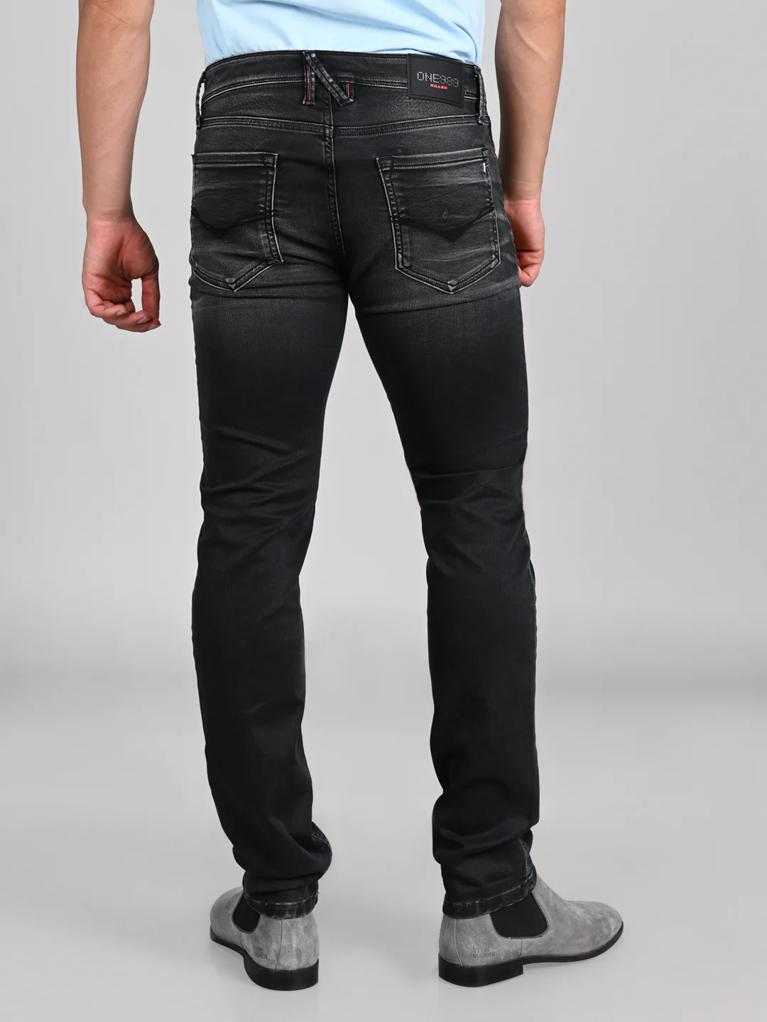 Killer Men Black Slim Fit Jeans - Image 7
