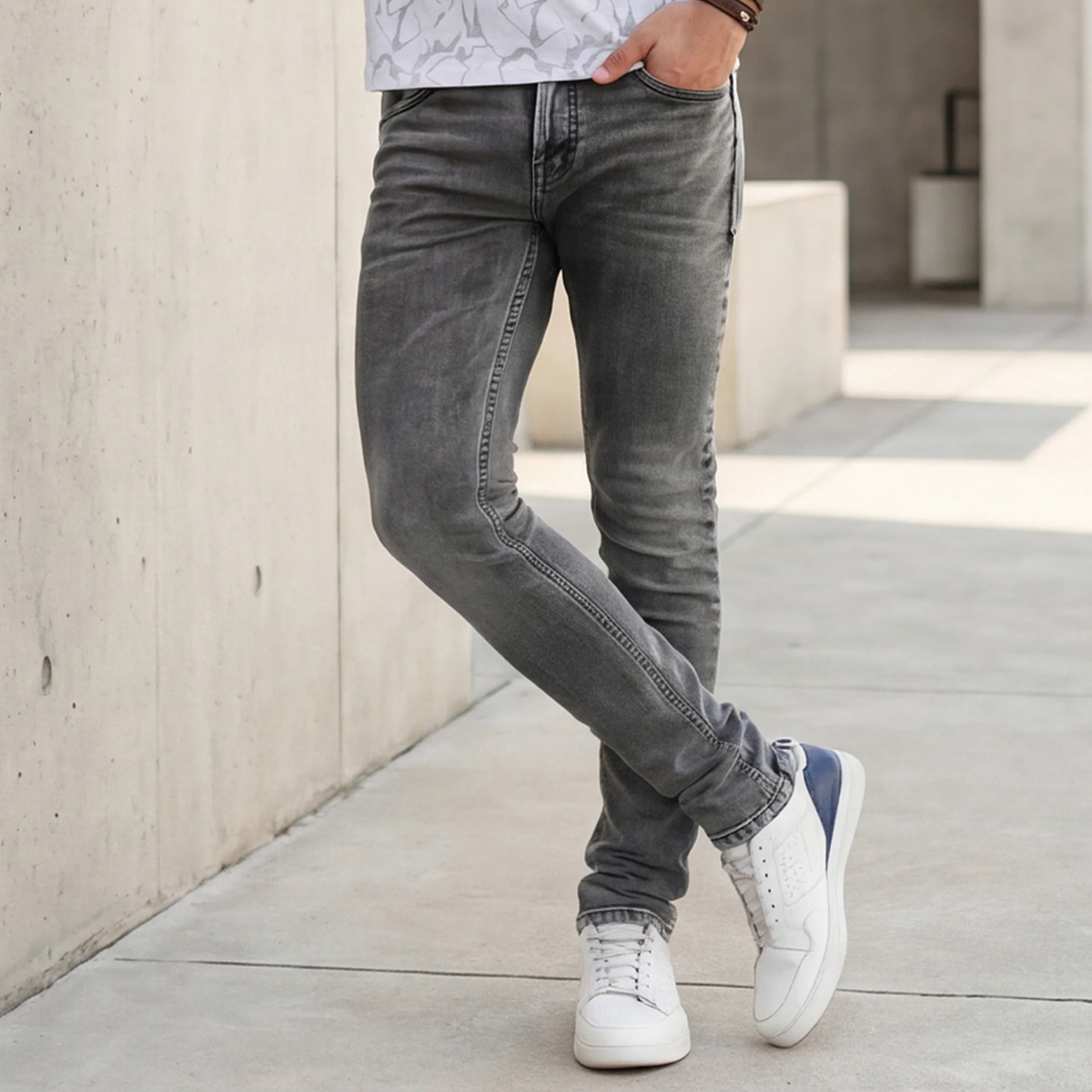 Killer Men Black Slim Fit Jeans - Image 2