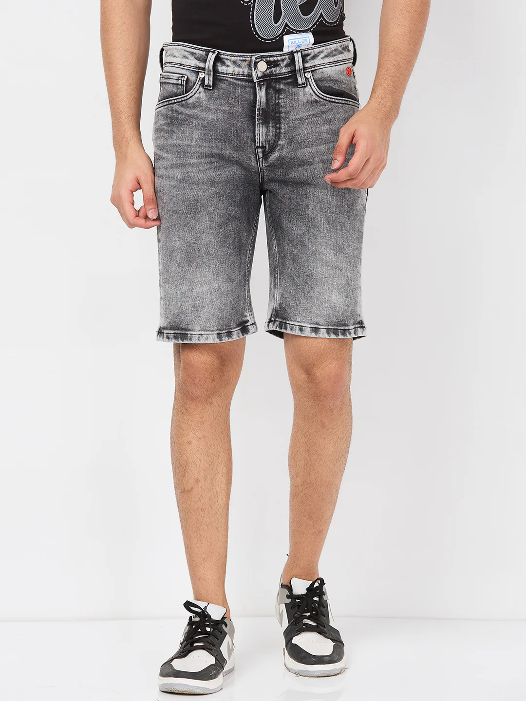 Killer Men Black Solid Shorts - Image 3