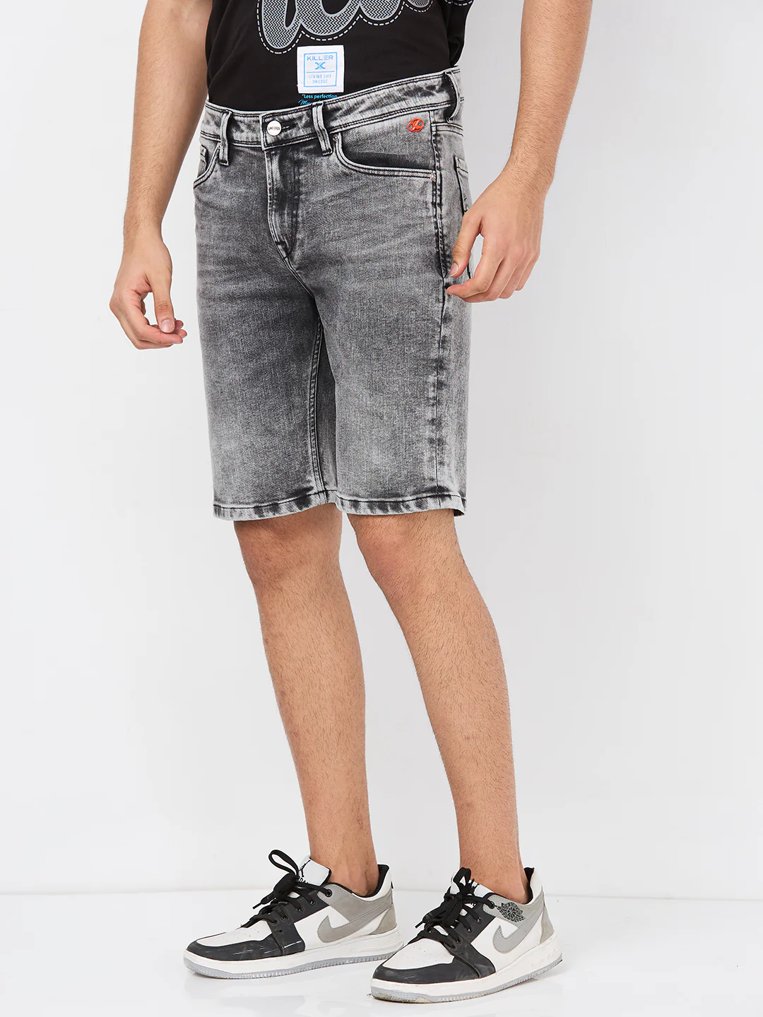 Killer Men Black Solid Shorts - Image 6