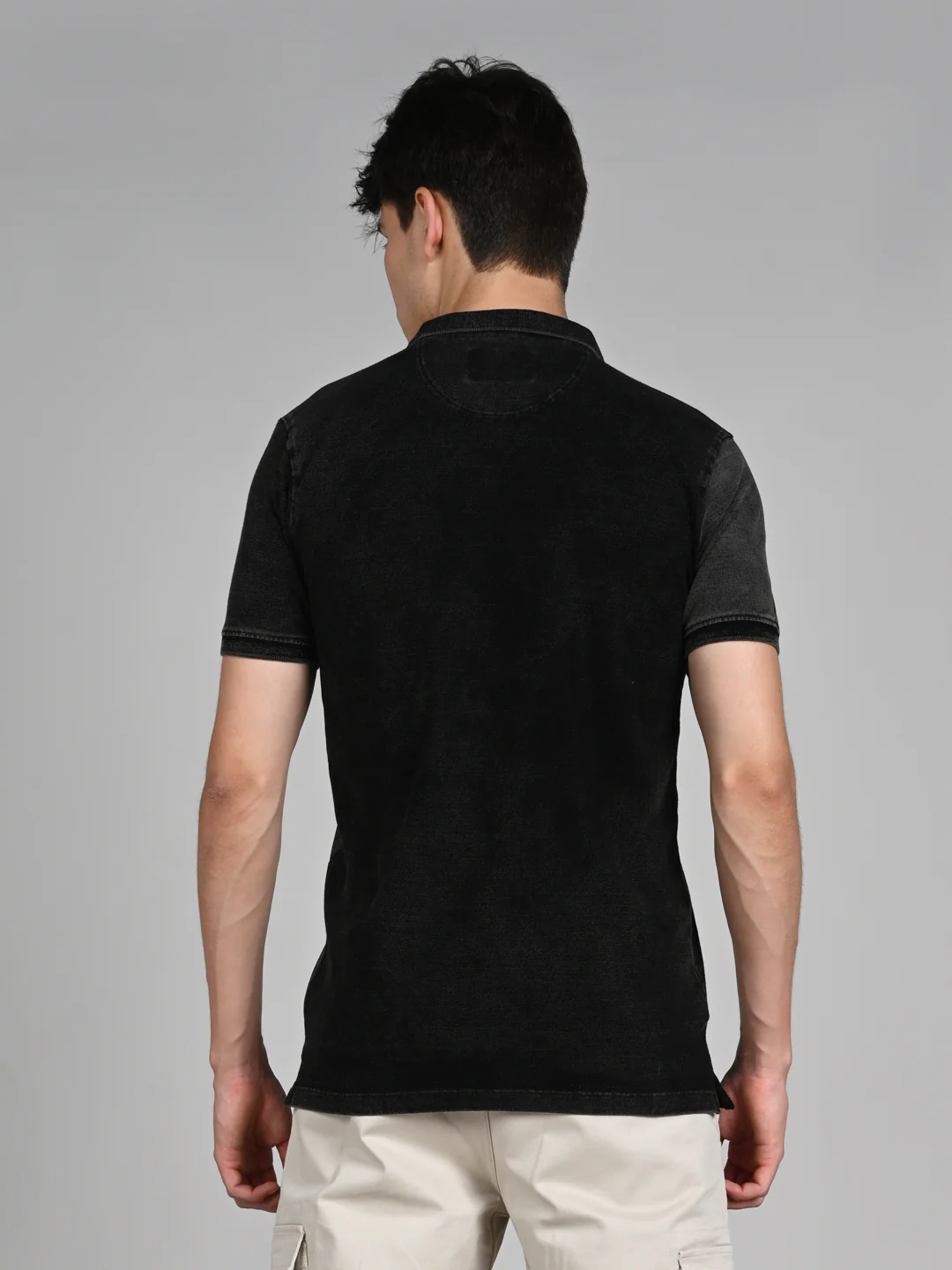 Killer Men Black Solid Slim Fit T-Shirts - Image 7