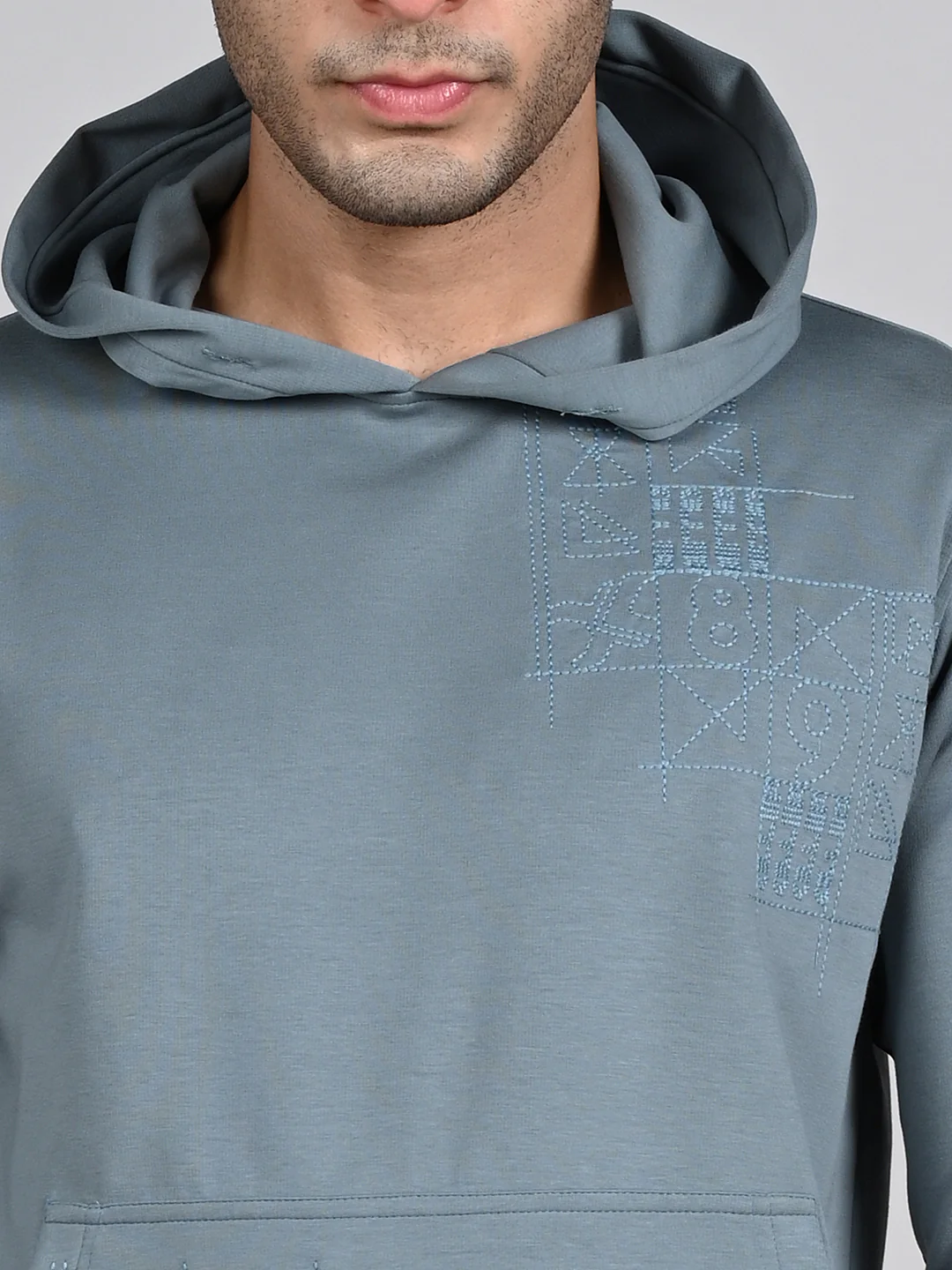 Killer Men Blue Hooded Sweat Shirts - Image 8