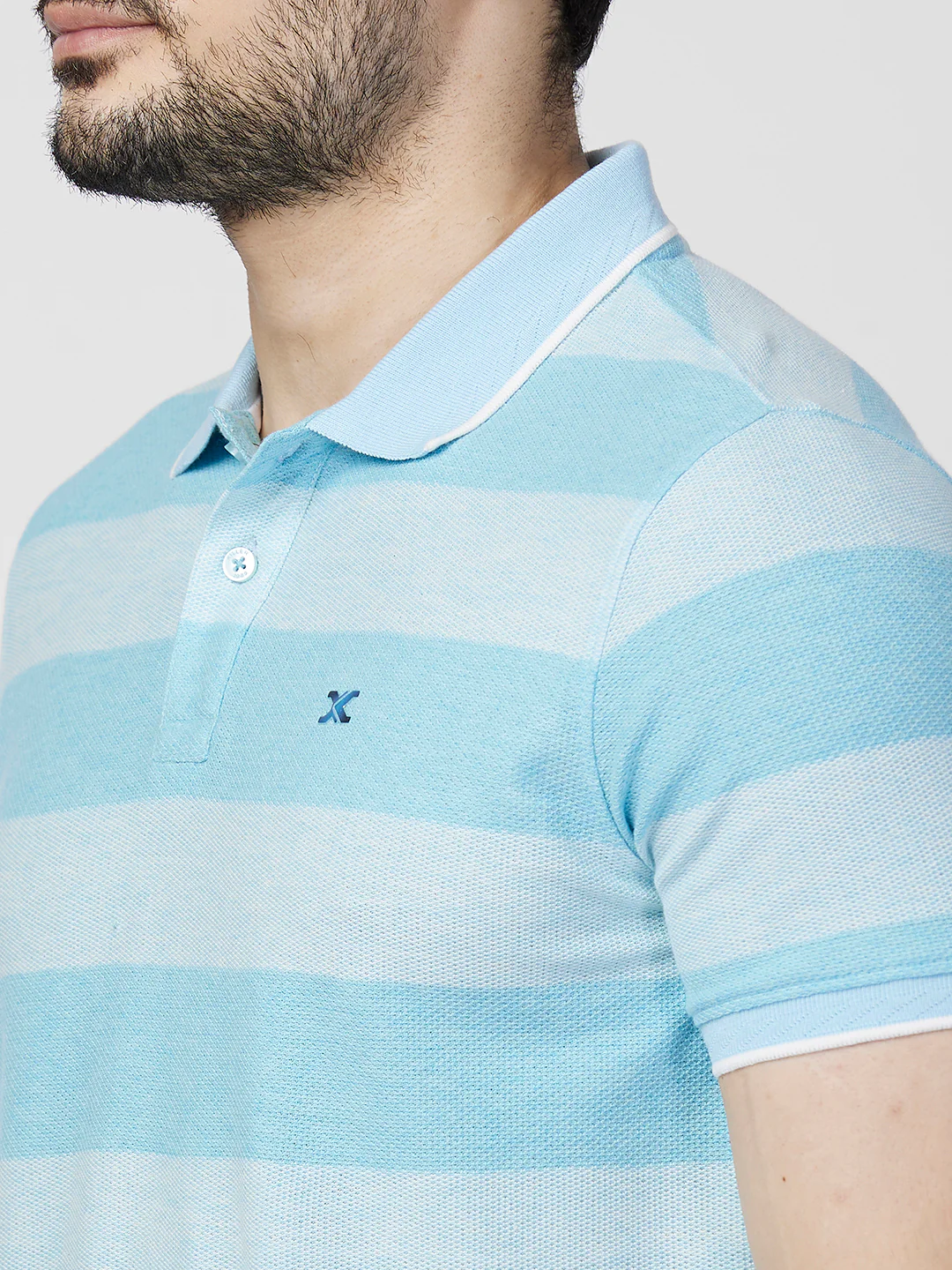 Killer Men Blue Printed Slim Fit T-Shirts - Image 6