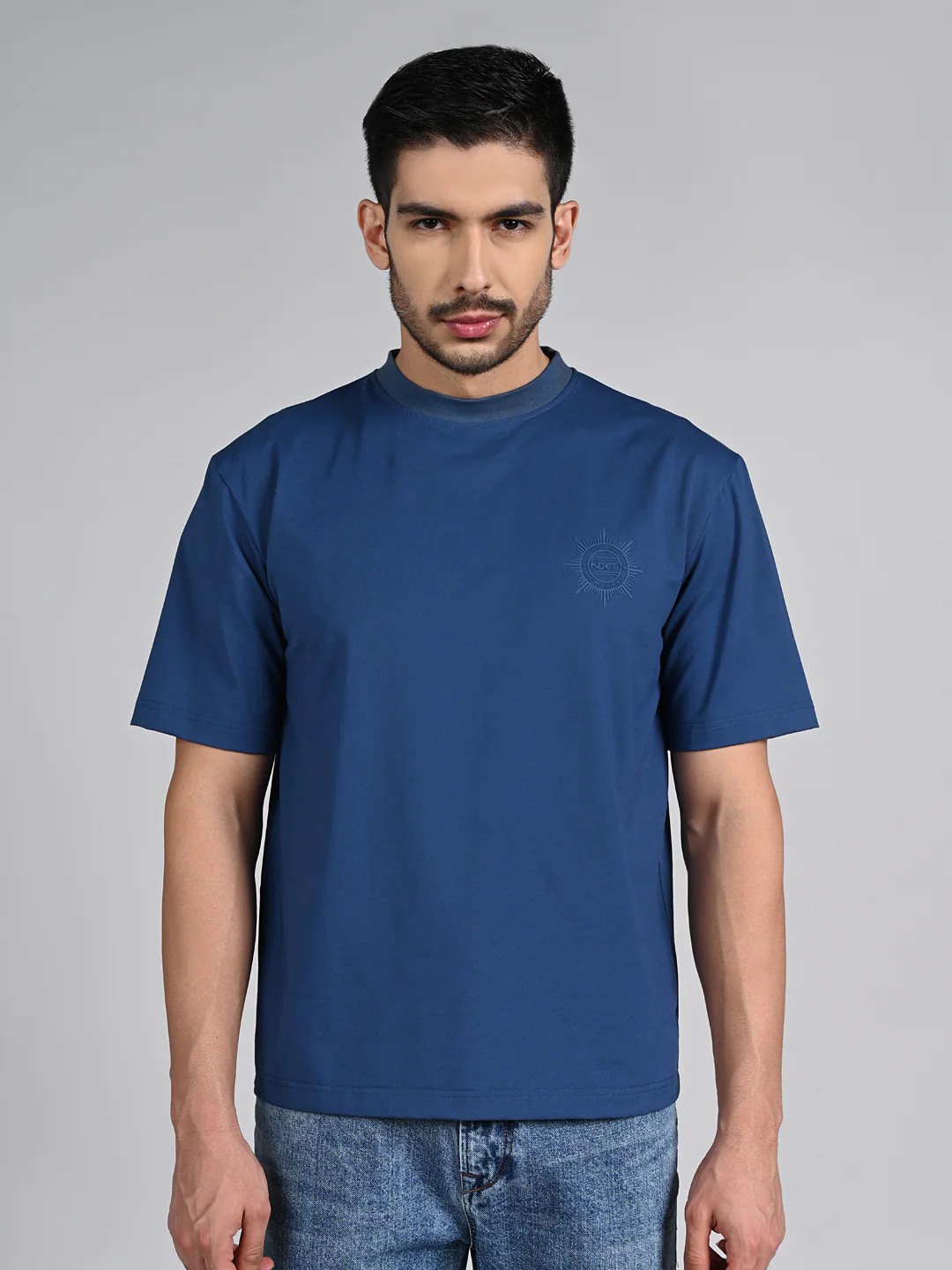 Killer Men Blue Round Neck T-Shirts - Image 4