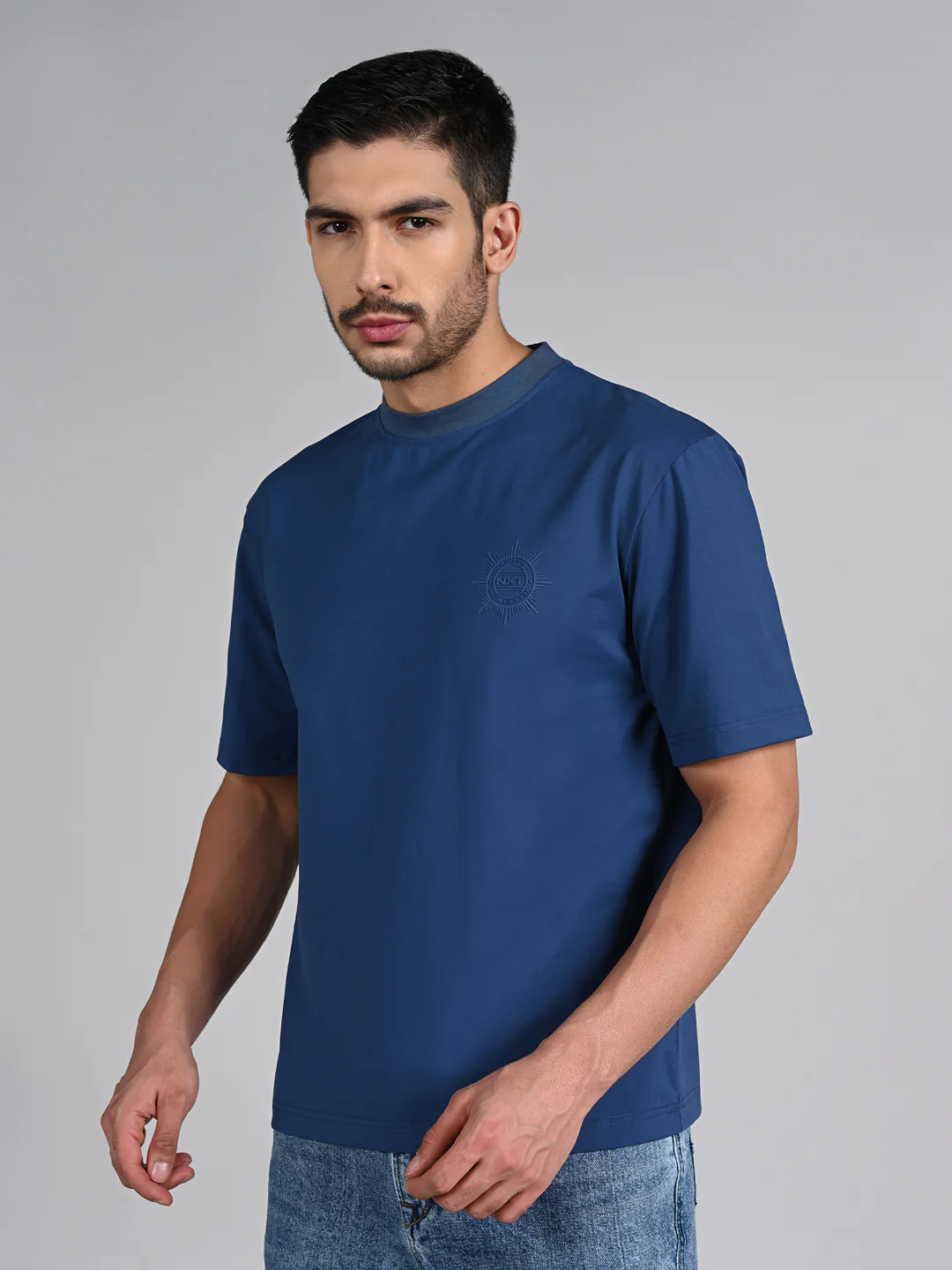 Killer Men Blue Round Neck T-Shirts - Image 5