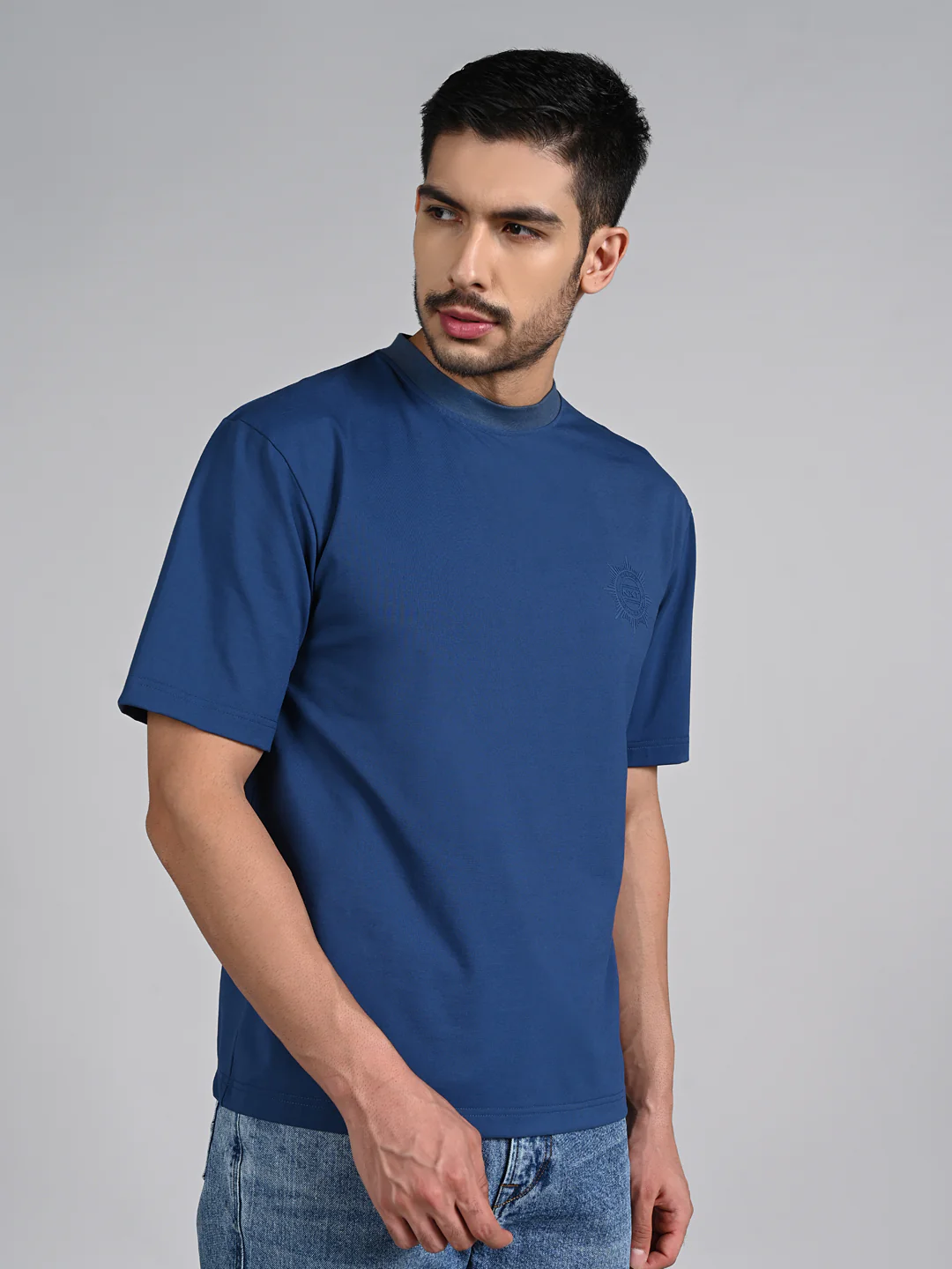 Killer Men Blue Round Neck T-Shirts - Image 6