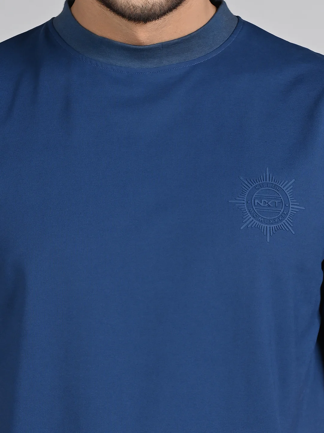 Killer Men Blue Round Neck T-Shirts - Image 8