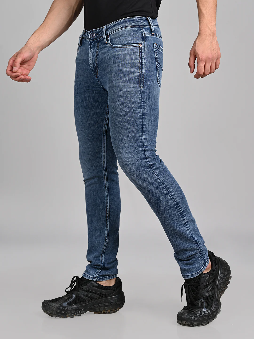 Killer Men Blue Skinny Fit Jeans - Image 6