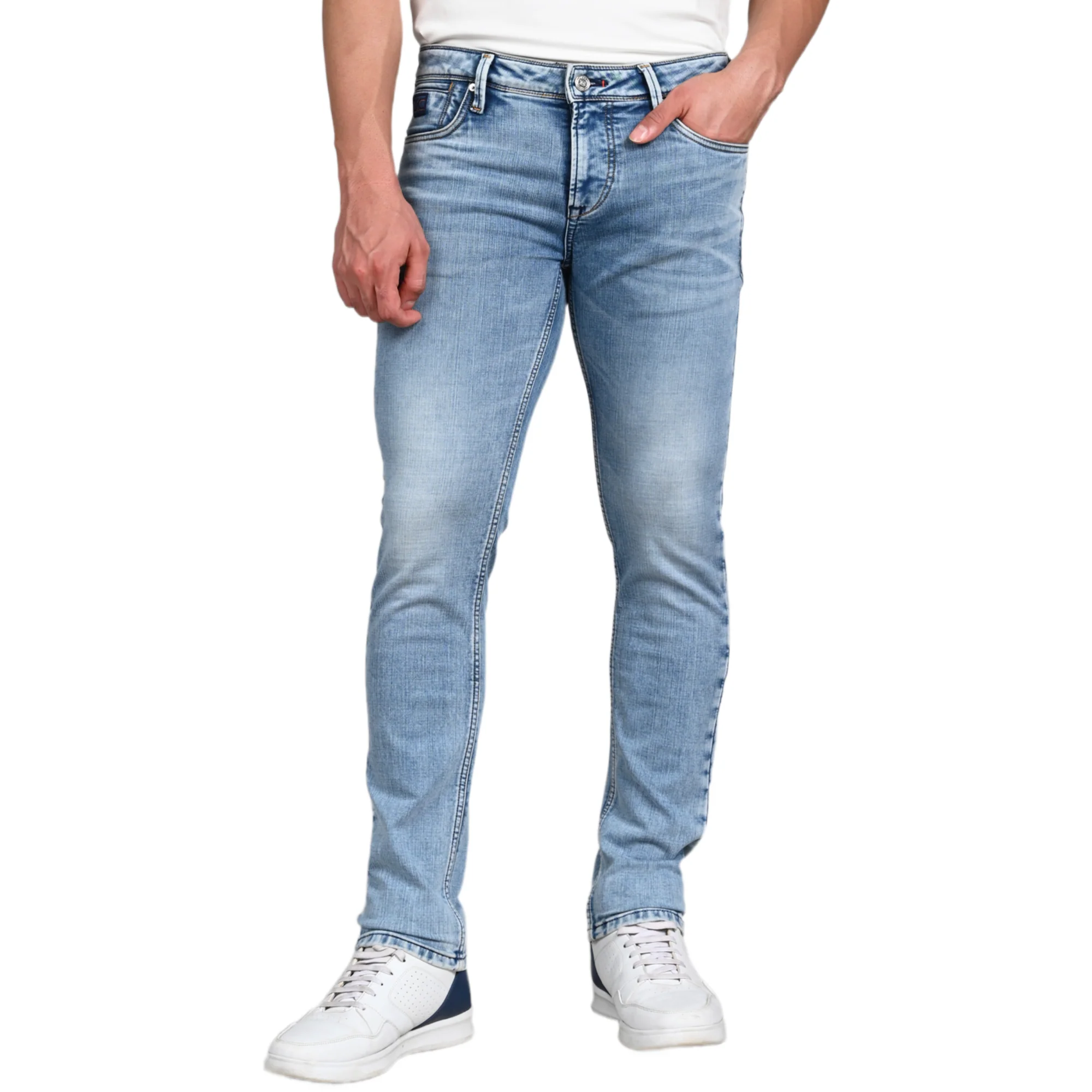 Killer Men Dark Blue Slim Fit Jeans - Image 4